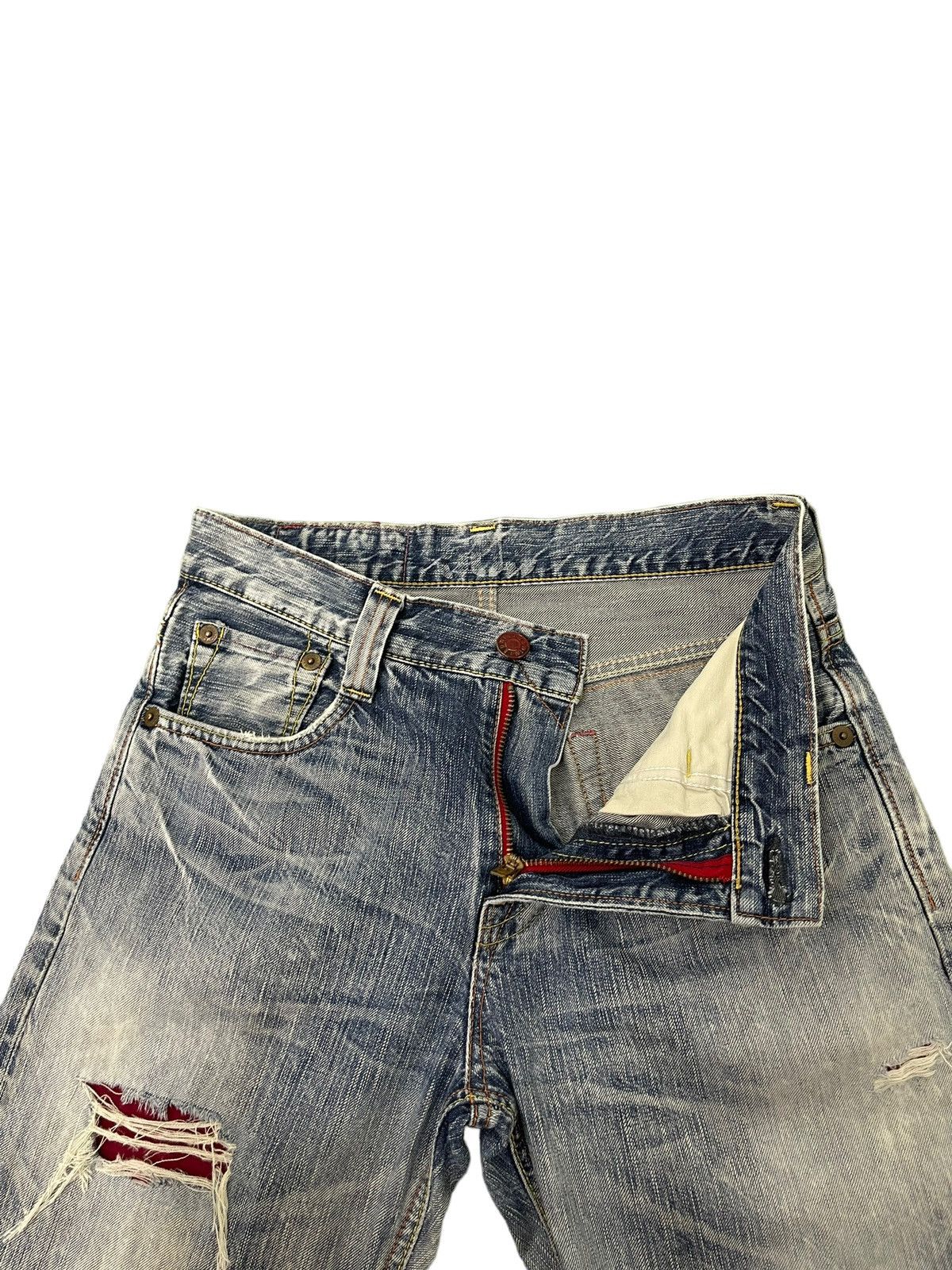 Edwin Distress Jeans Edwin Japan Faded Regular 8🟦1 Size US 31 - 11 Thumbnail