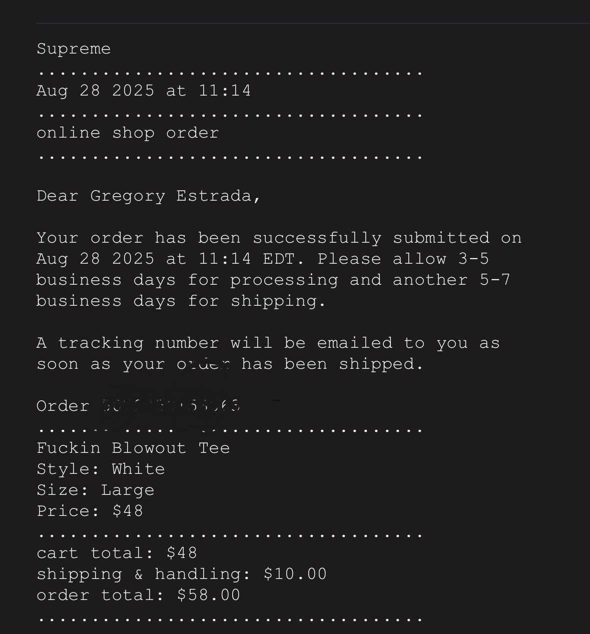 Supreme Supreme Fuckin Blowout Tee Size US L / EU 52-54 / 3 - 2 Thumbnail
