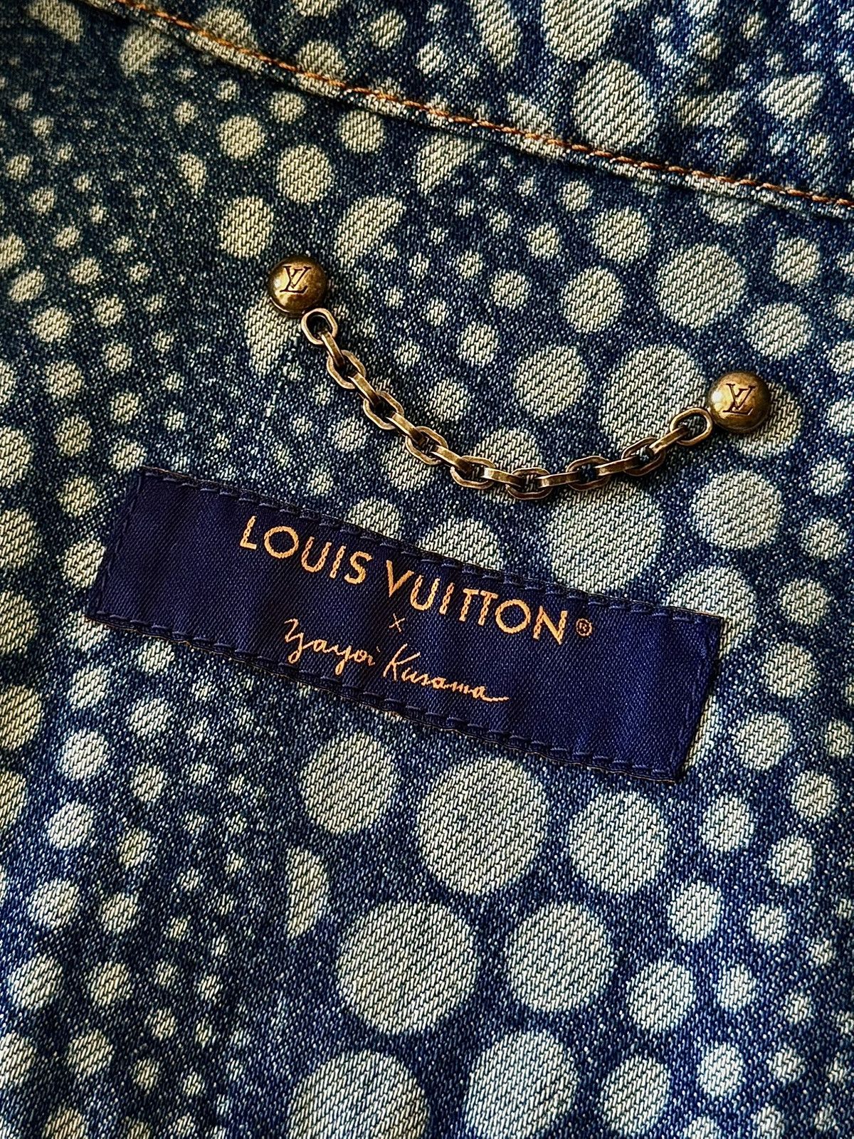 Louis Vuitton × Yayoi Kusama Louis Vuitton - Yayoi Kusama - Pumpkin - Denim Jacket Size US M / EU 48-50 / 2 - 11 Thumbnail