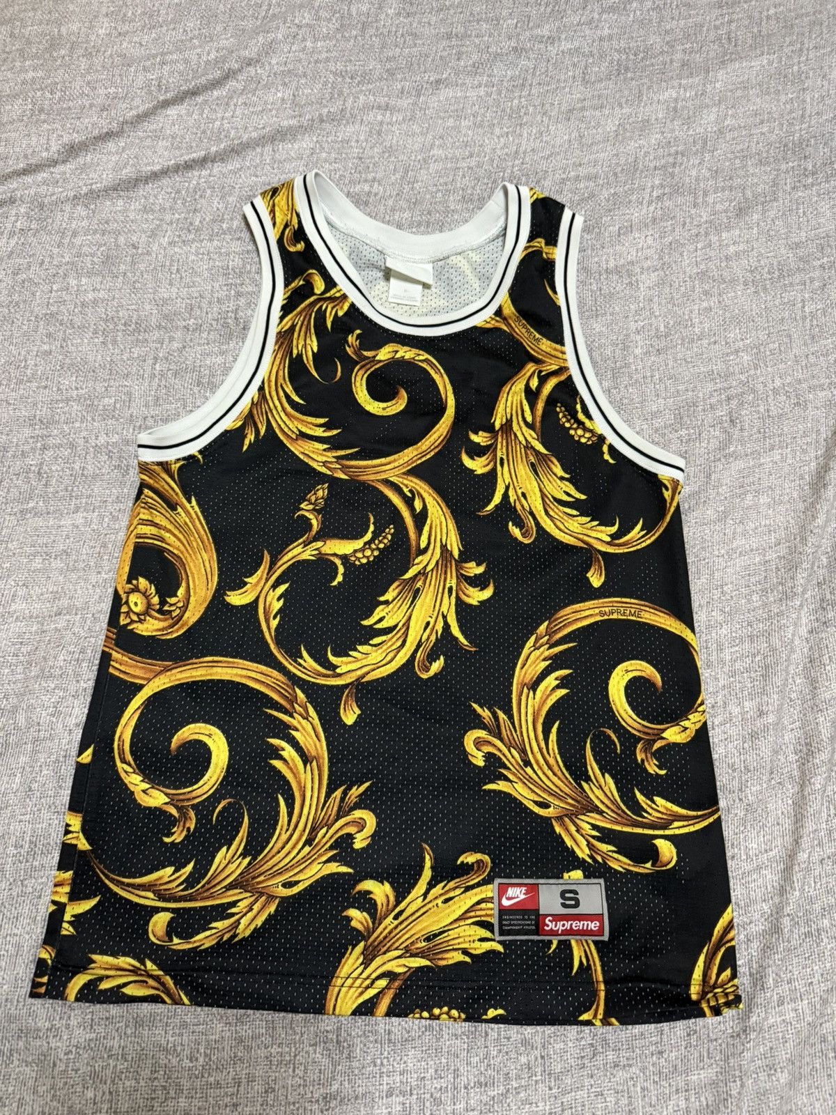 極美品　Supreme NIKE 14SS Basketball Jersey Supreme Nike Basketball Jersey Red Men's - SS14 - US