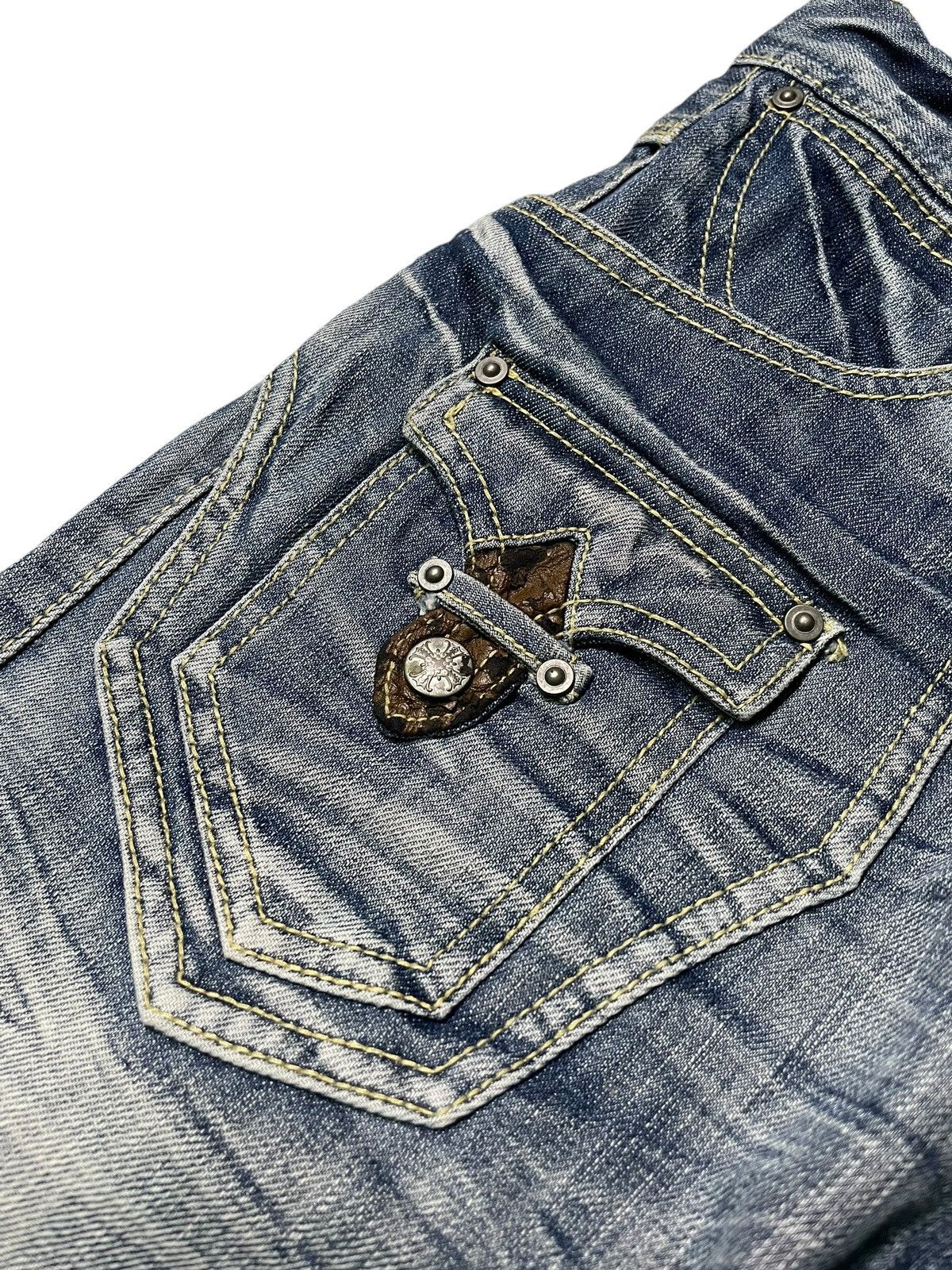Tornado Mart Flare Jeans Nicole Club Clawmark Denim Bootcut Size US 32 / EU 48 - 7 Thumbnail