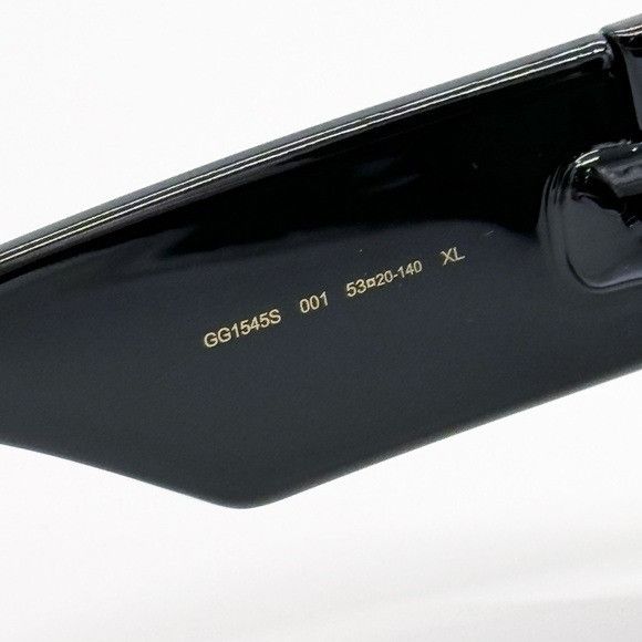 Gucci NEW GG1545S 001 GUCCI BLACK OVERSIZED WOMEN SUNGLASSES GG 15 Size ONE SIZE - 11 Thumbnail