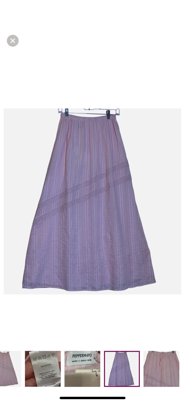 Other Peppermayo Maxi Skirt Blush Pink Boho Cottage Beach Hippie 4 Size 27" / US 4 / IT 40 - 5 Thumbnail
