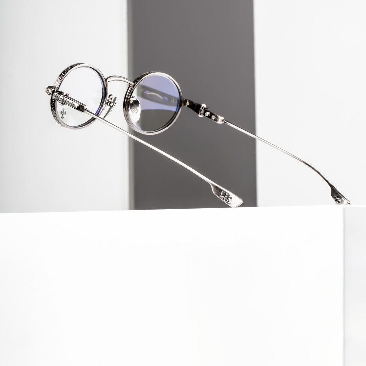 Chrome Hearts CHROME HEARTS HONEY DIPPED PEWTER GLASSES Size ONE SIZE - 6 Thumbnail