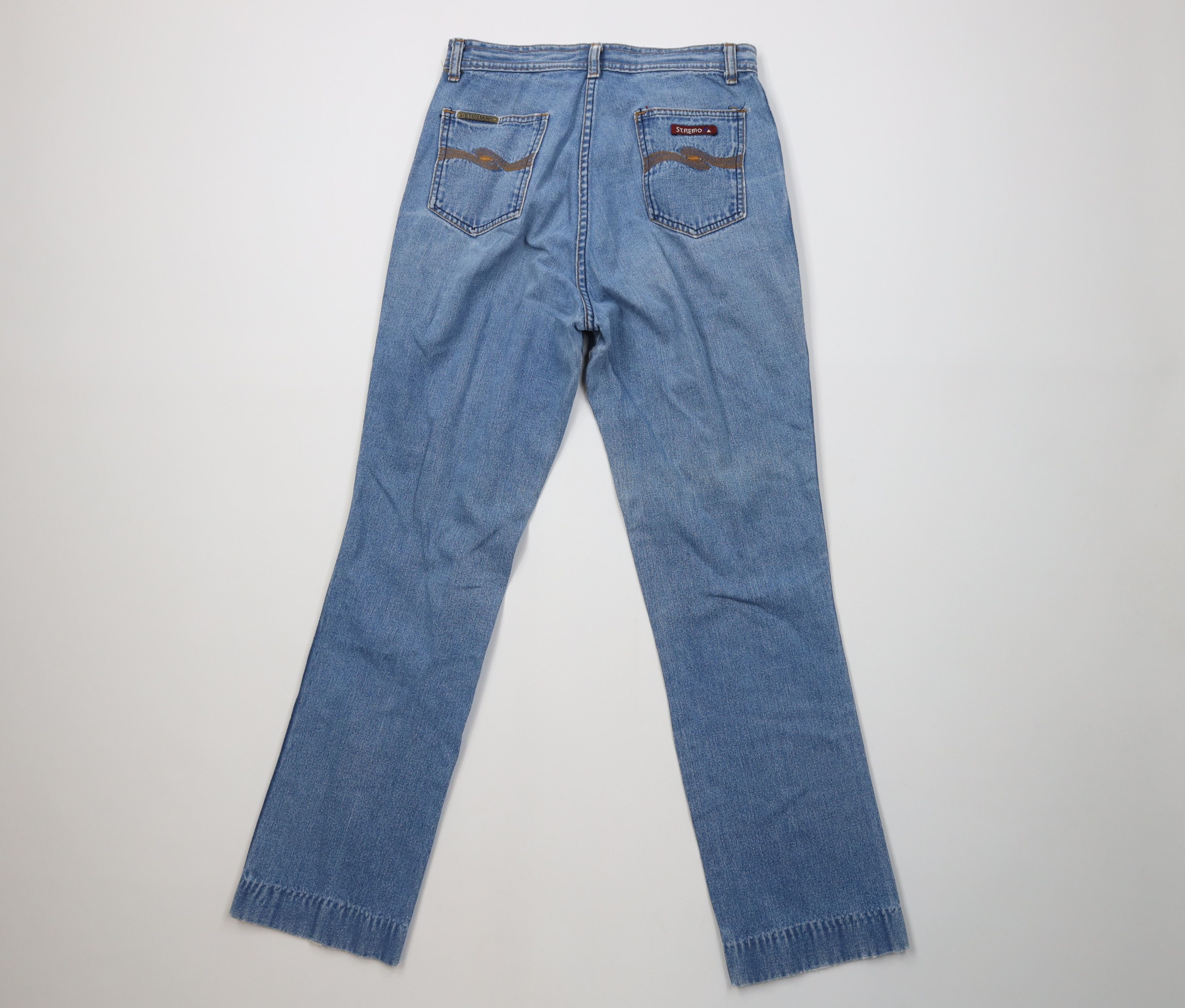 Vintage Vintage 90s Streetwear Straight Leg Denim Jeans Blue Cotton Size 34" / US 12 / IT 48 - 10 Thumbnail