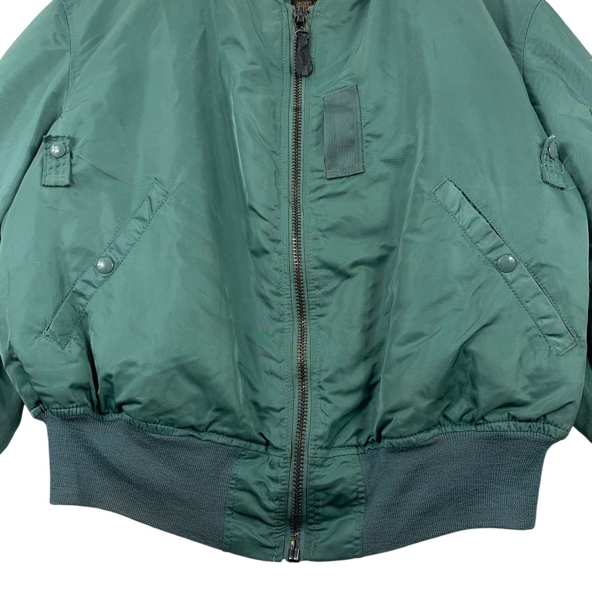 Alpha Industries × Vintage Vintage ALPHA INDUSTRIES MA-1 green Bomber jacket Size US XL / EU 56 / 4 - 12 Thumbnail
