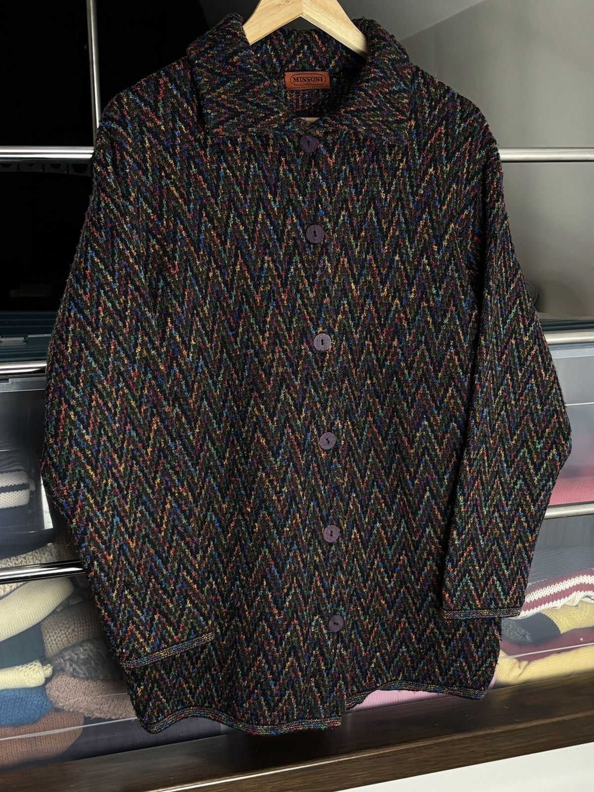 Missoni Missoni Archive Buttoned Wool Cardigan Vintage Sweater Size M / US 6-8 / IT 42-44 - 2 Thumbnail