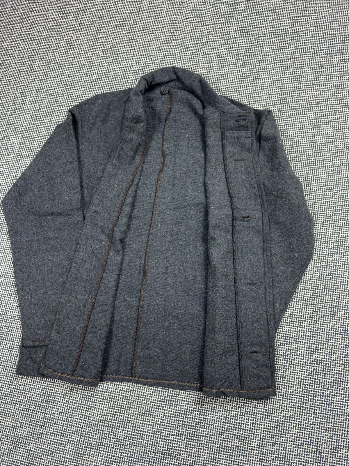 Le Laboureur vintage 60s wool heavy duty French chore coat worker Size US L / EU 52-54 / 3 - 2 Thumbnail