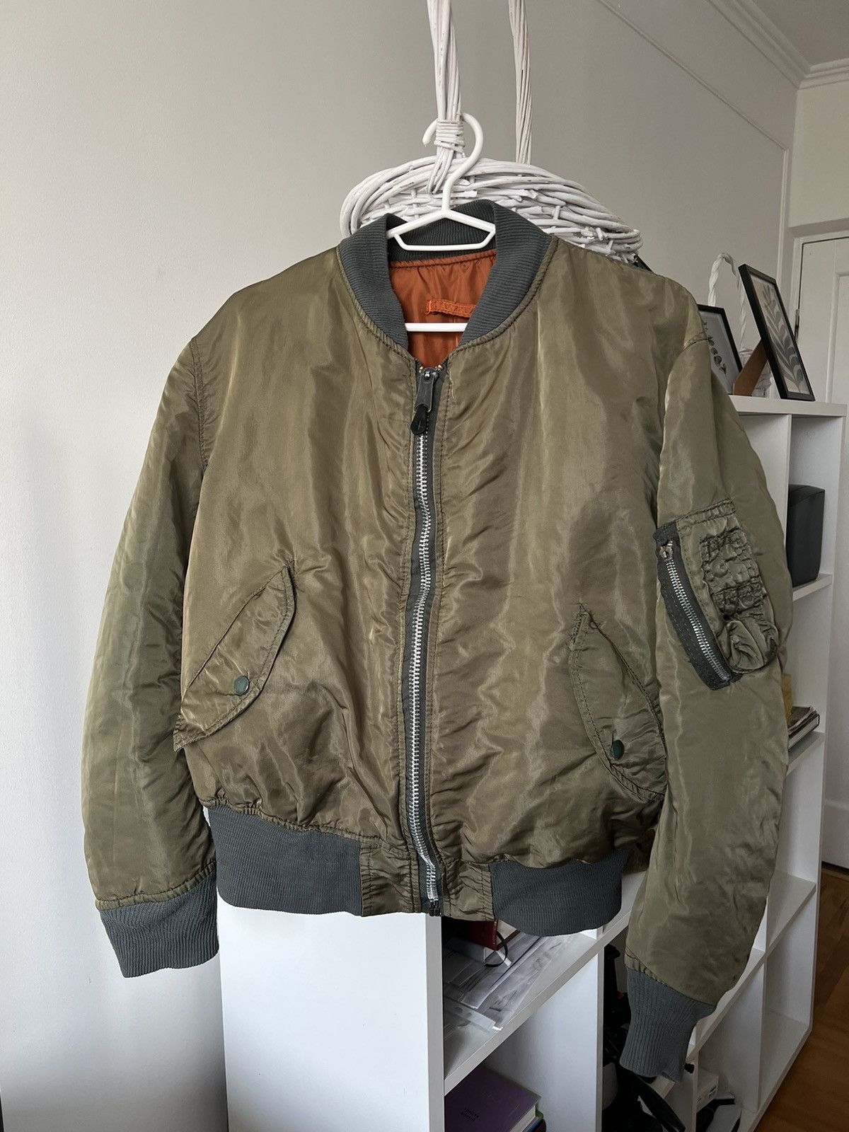 Other Vintage ALPHA Made In Usa USAF MA-1 Bomber Jacket Size US M / EU 48-50 / 2 - 7 Thumbnail