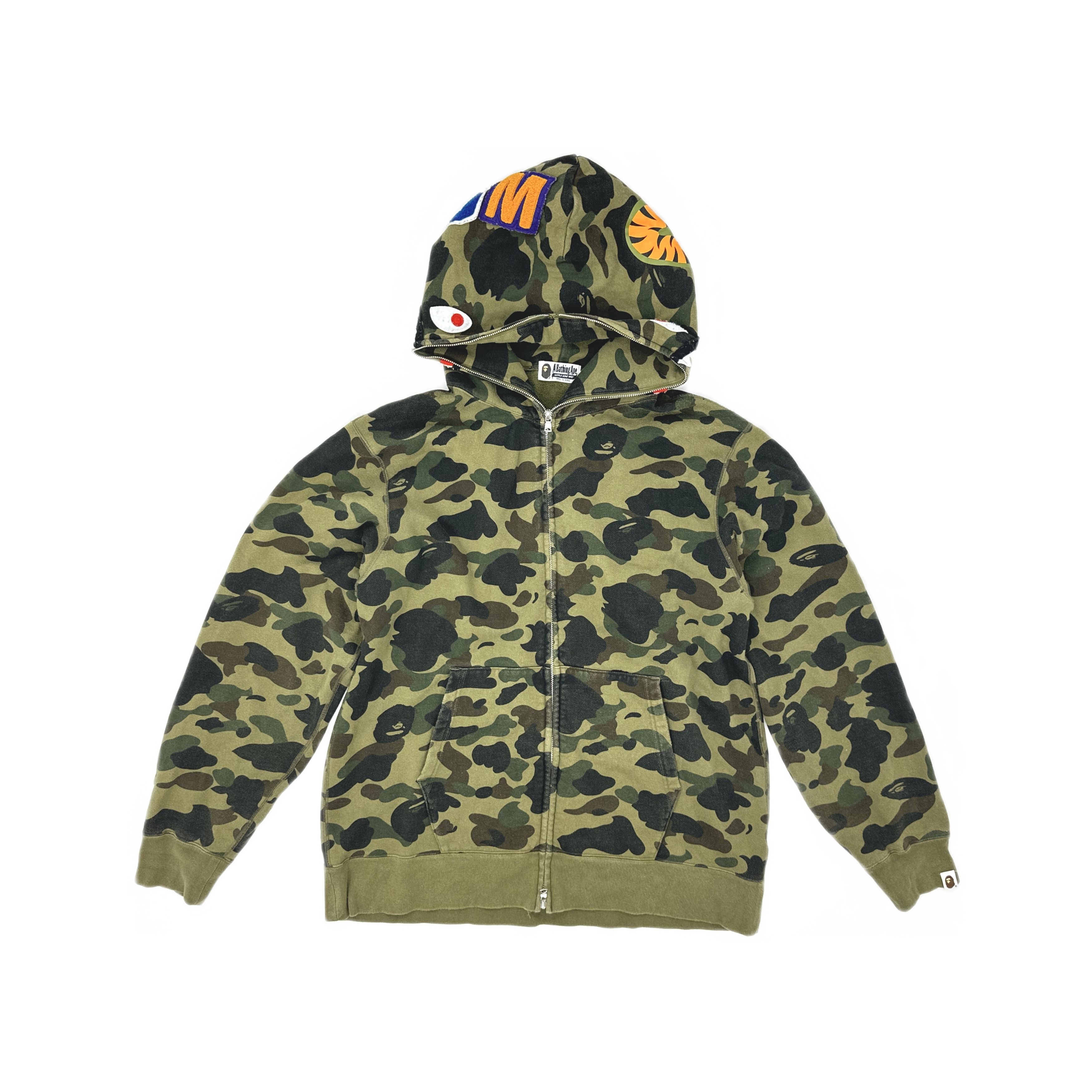 Bape × READYMADE BAPE × READYMADE Tiger Shark Full Zip Hoodie a