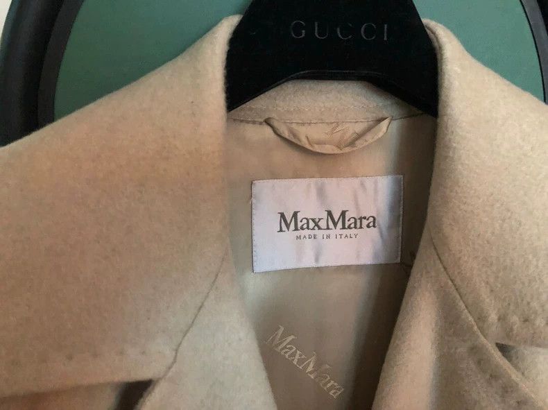 Max Mara Max Mara Cashmere beige coat Size L / US 10 / IT 46 - 2 Thumbnail
