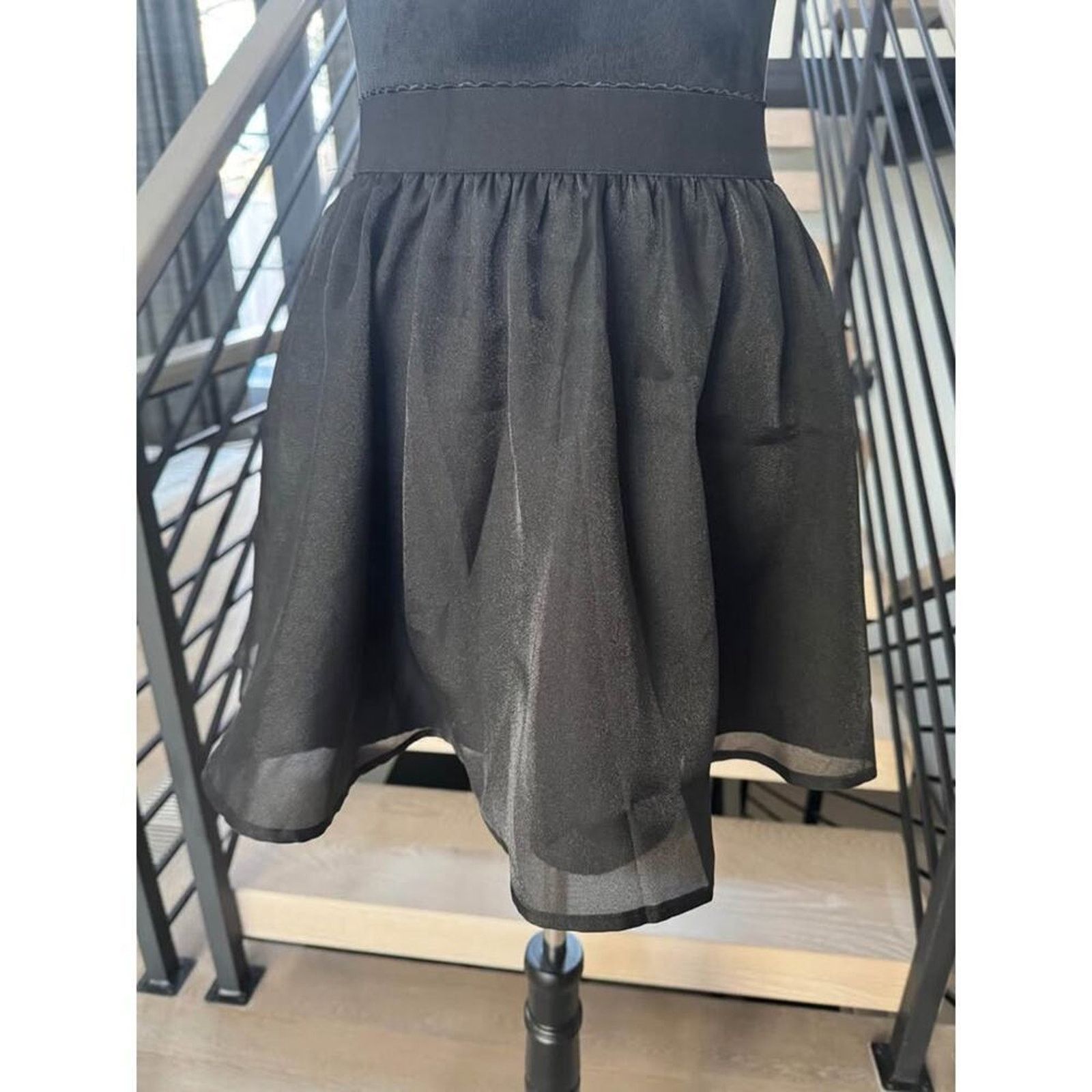Other New Black sheer mini skirt size S/M Size 26" / US 2 / IT 38 - 1 Thumbnail