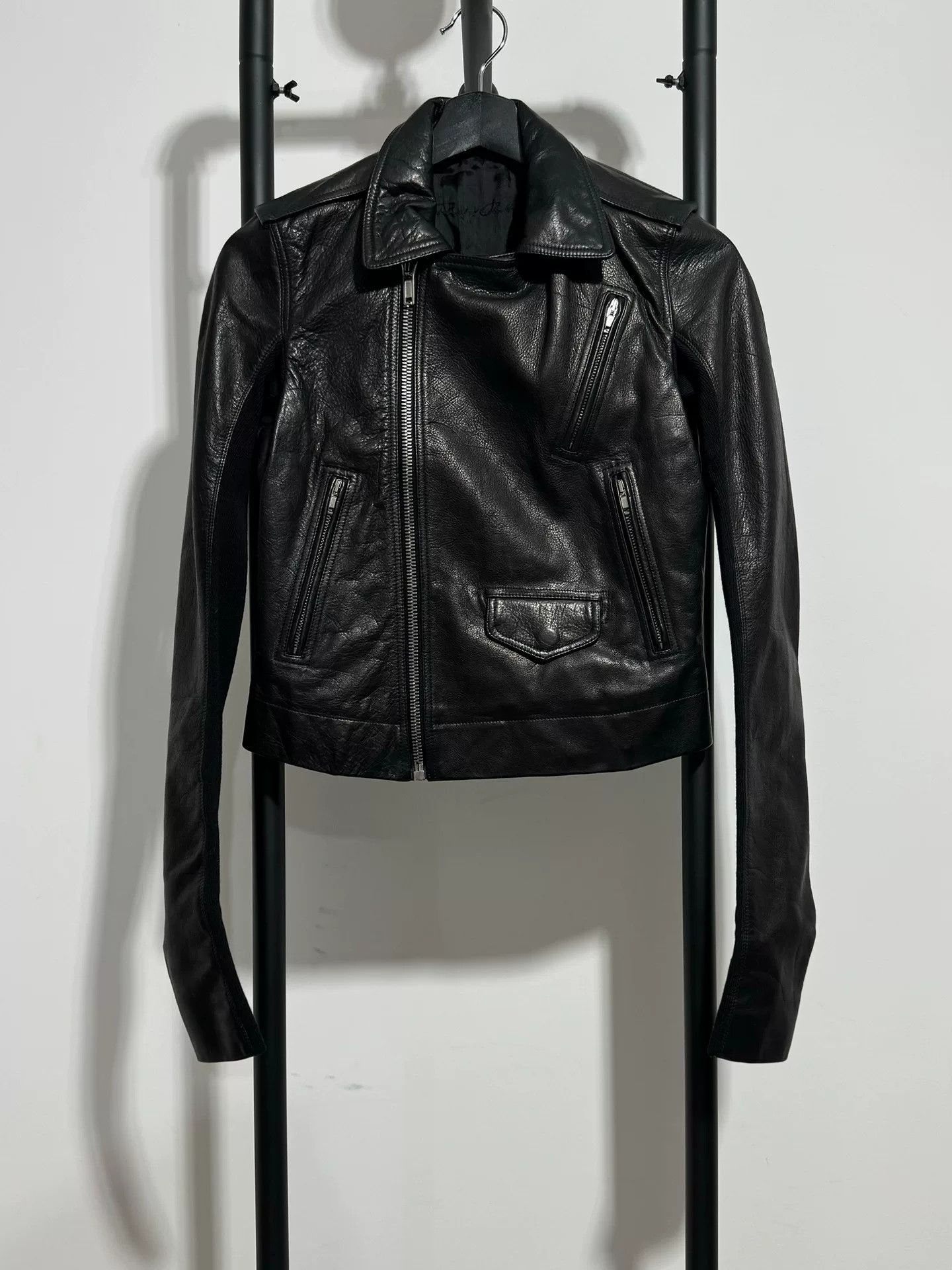 Rick Owens rick owens women's leather motorcycle jacket Size M / US 6-8 / IT 42-44 - 1 Thumbnail
