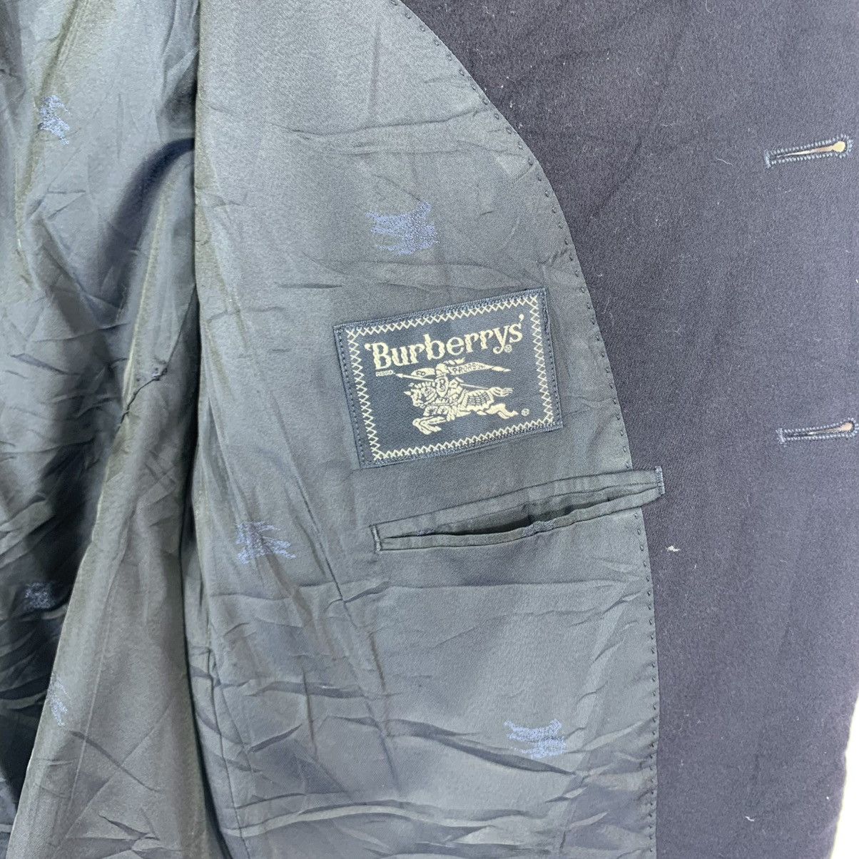 Burberry × Burberry Prorsum 🔥🔥VINTAGE BURBERRYS OF LONDON GOLD BUTTON COAT Size US M / EU 48-50 / 2 - 10 Thumbnail