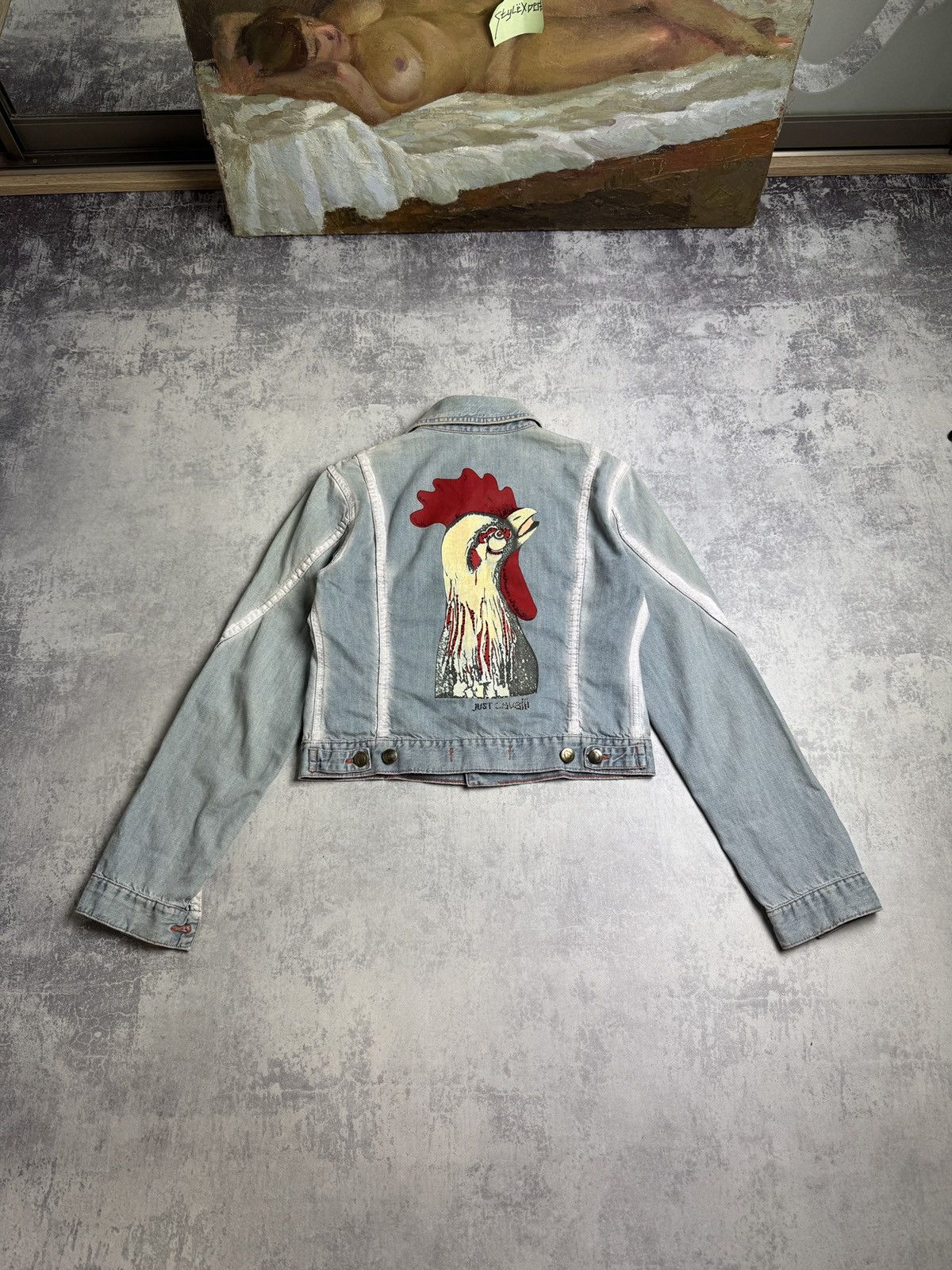 RARE Roberto Just Cavalli Cropped Y2K Vintage Jacket