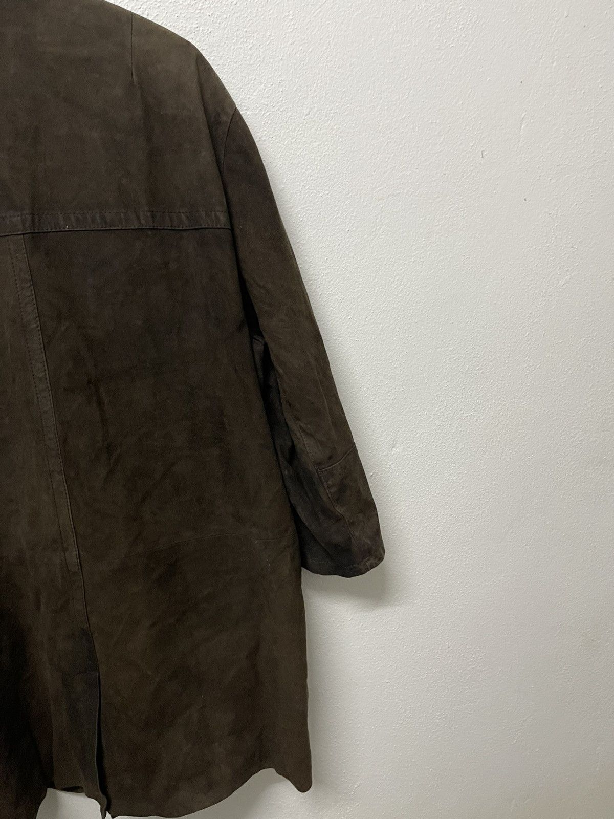 Gucci AW 1998 GUCCI BY TOMFORD SUEDE LEATHER COAT Size US L / EU 52-54 / 3 - 12 Thumbnail