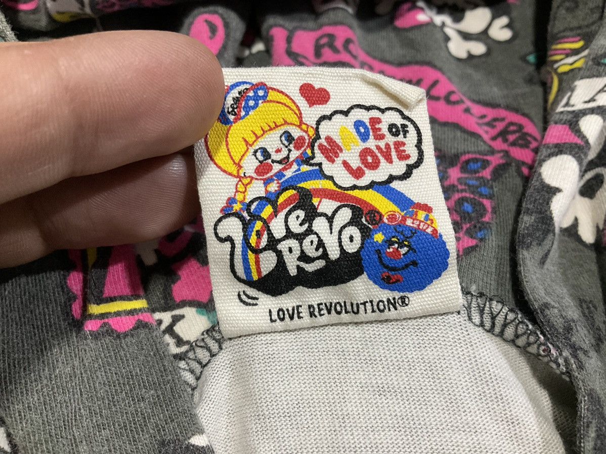 Grand Slam 🔥Sick Y2K Grand Slam Love Revolution Zipper Hoodie Tattoo Size US M / EU 48-50 / 2 - 7 Thumbnail