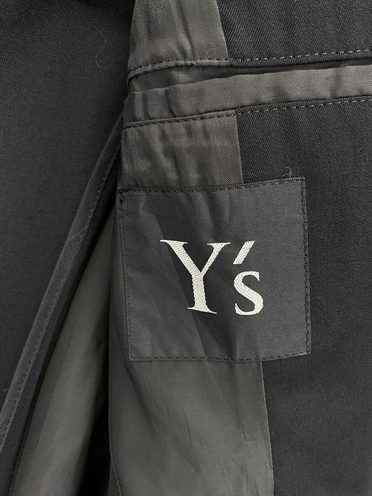 Yohji Yamamoto Vintage Yohji Yamamoto Wool Coats Long Jacket Size M / US 6-8 / IT 42-44 - 12 Thumbnail