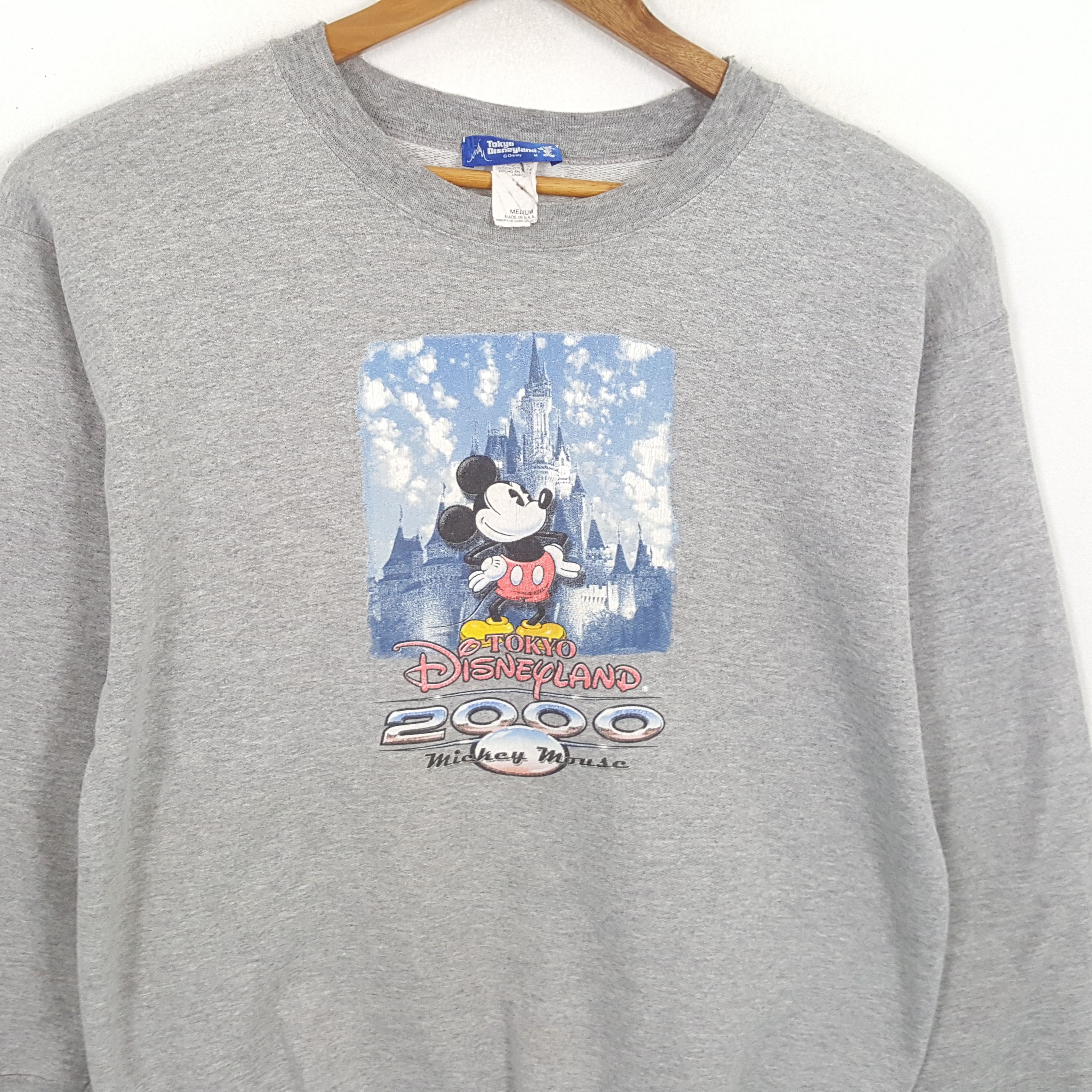 Disney × Mickey Mouse × Vintage Vintage MICKEY MOUSE DISNEYLAND Disney's Promo Sweatshirts Size US M / EU 48-50 / 2 - 2 Thumbnail