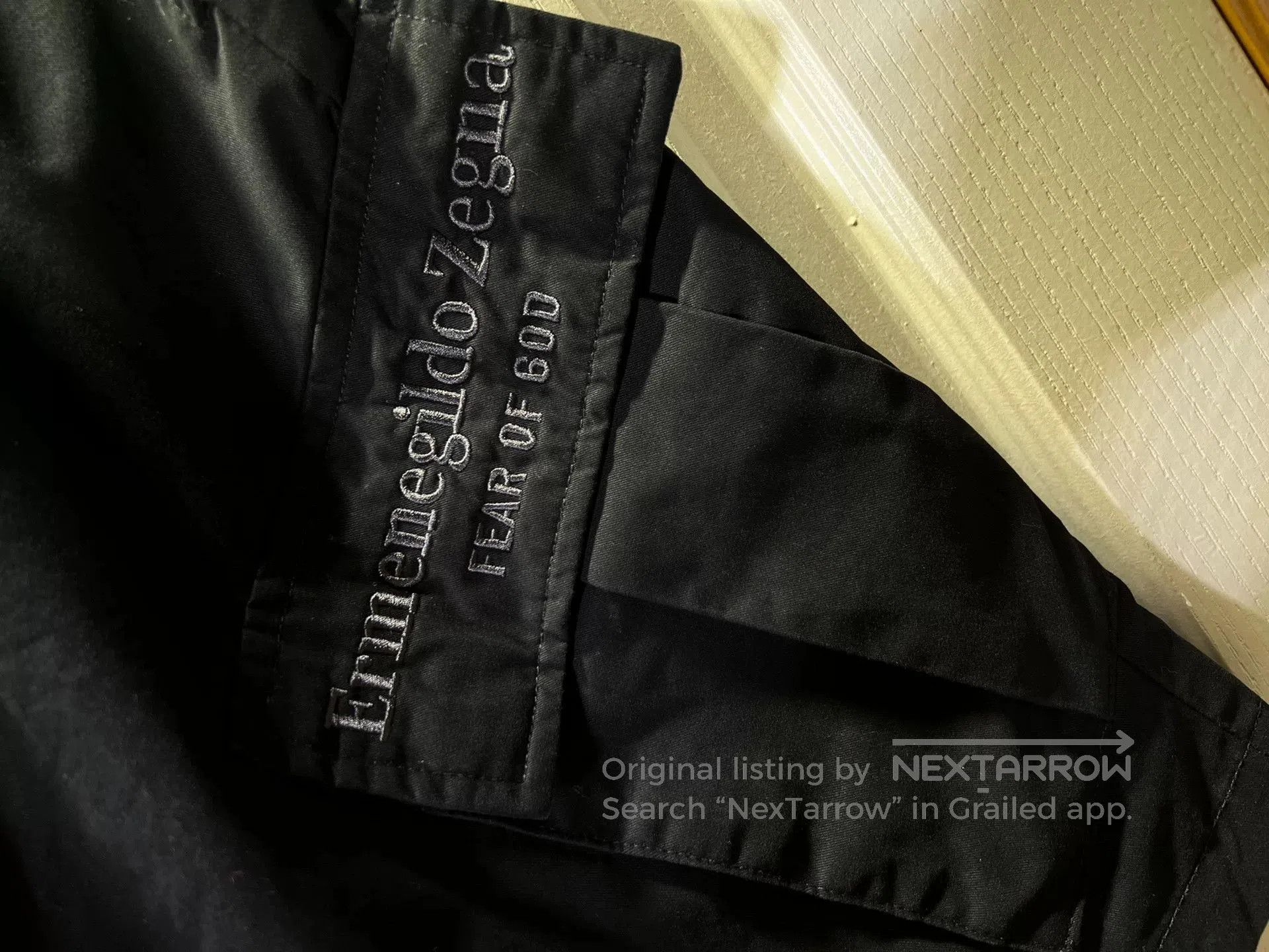 Ermenegildo Zegna ZEGNA Men's Summer Black Cargo Shorts. Size US 32 / EU 48 - 2 Thumbnail