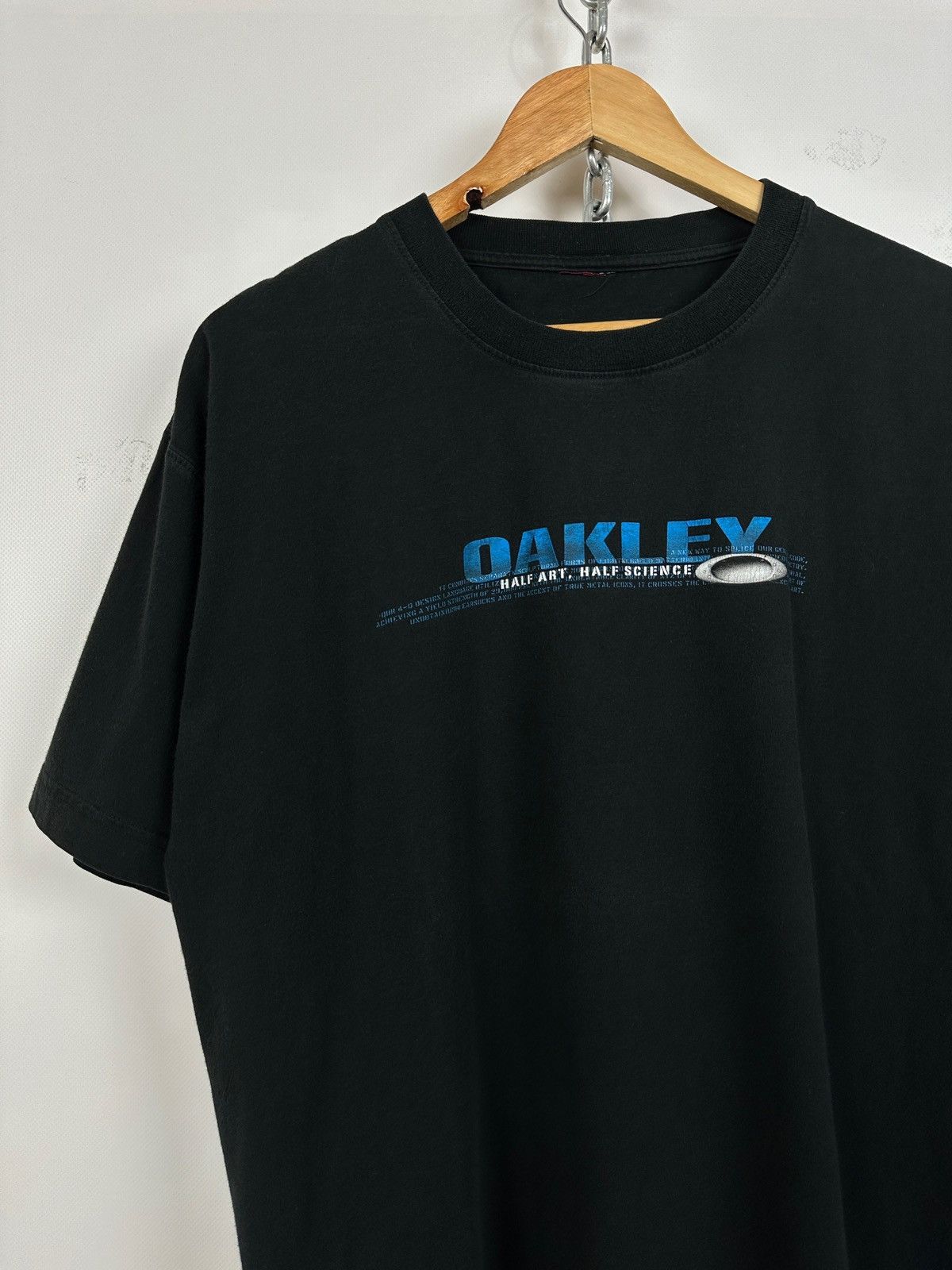 Oakley Vintage Oakley Big Logo Black T-Shirt Size US L / EU 52-54 / 3 - 5 Thumbnail