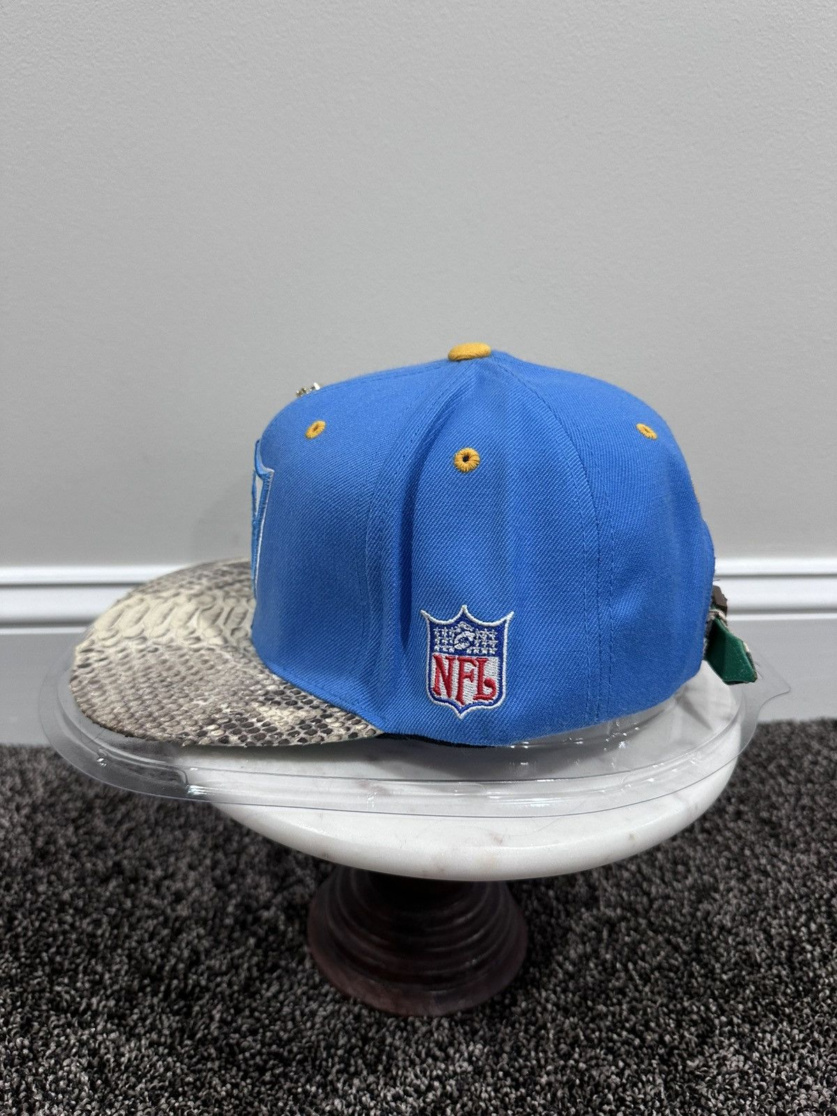 Just Don Just Don x Mitchell & Ness NFL San Diego Chargers Blue Hat Size ONE SIZE - 4 Thumbnail