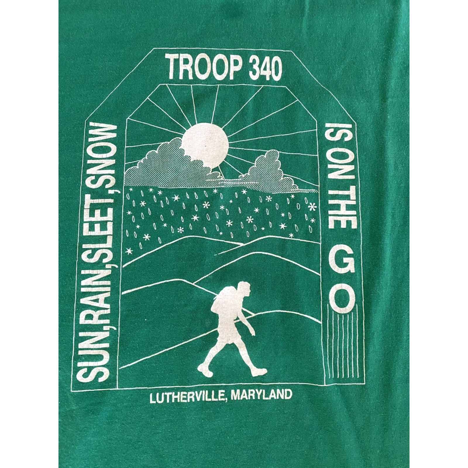 Vintage **VINTAGE LARGE GREEN BOY SCOUTS AMERICA T-SHIRT** User: **VINTAGE LARGE GREEN BOY SCOUTS AMERICA T-SHIRT** Size US L / EU 52-54 / 3 - 3 Thumbnail
