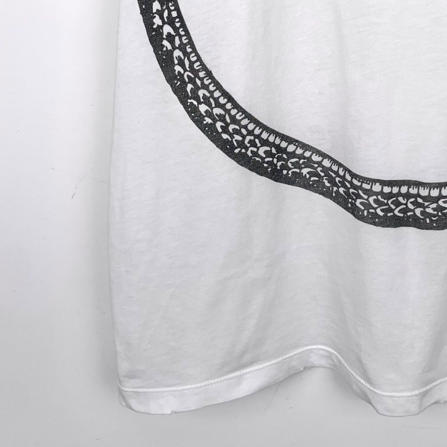 Gucci Gucci White Ouroboros T-Shirt XXL Cotton Mens Crewneck Logo Size US XXL / EU 58 / 5 - 4 Thumbnail