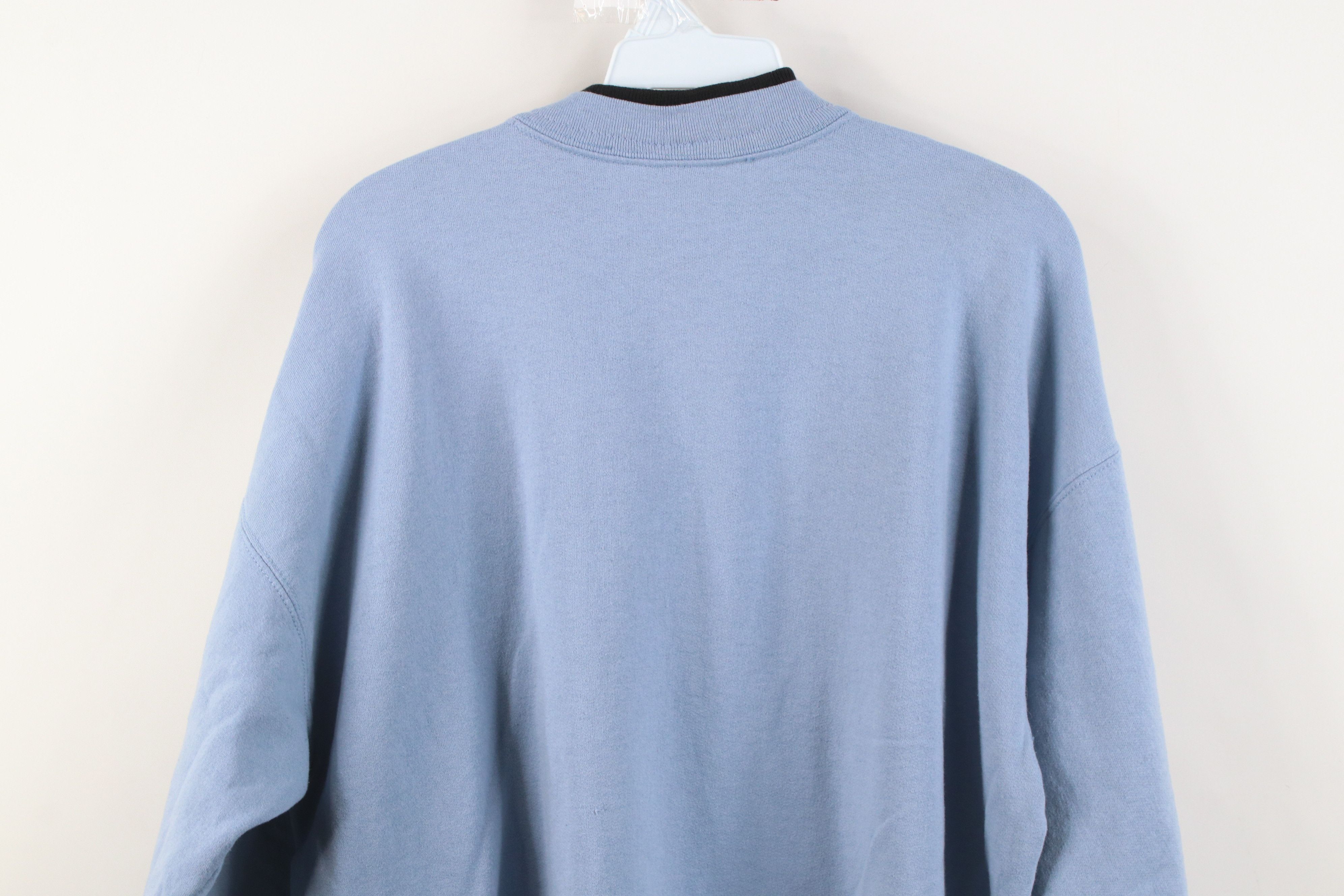 Vintage Vintage 90s Streetwear Road Nature Layered Sweatshirt Blue Size XL / US 12-14 / IT 48-50 - 13 Thumbnail