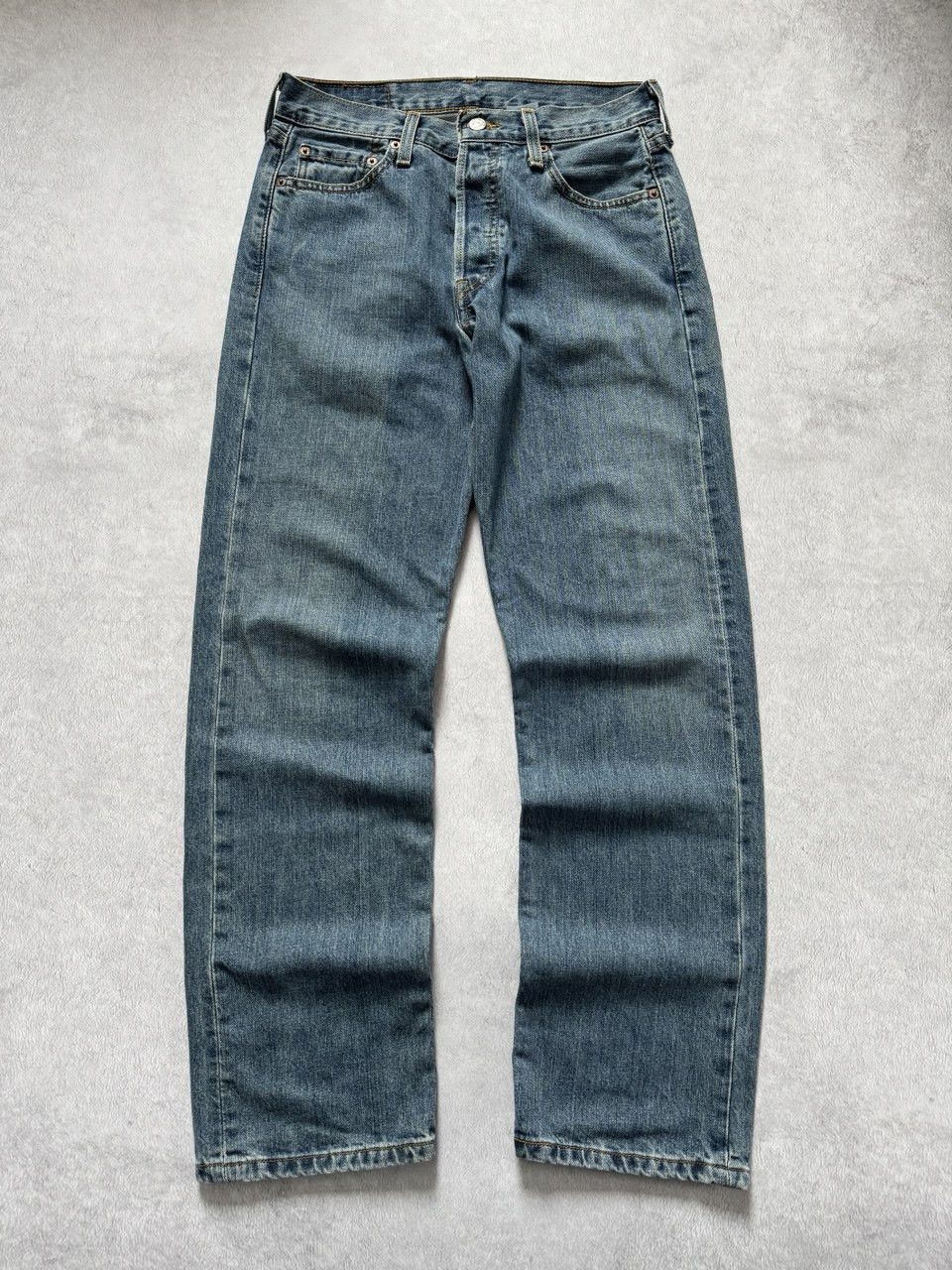 Levi's Vintage Levi 501 Blue Denim Jeans Sz. 30x30 Size US 30 / EU 46 - 2 Thumbnail