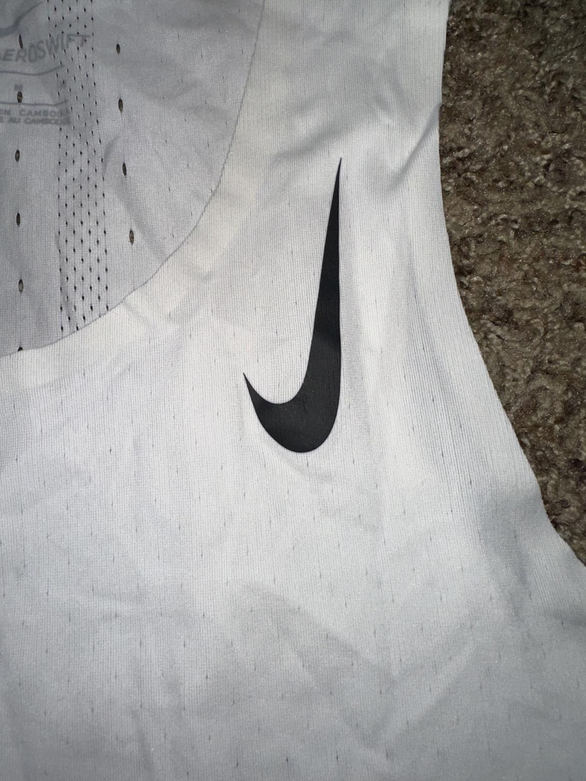 Nike Nike Women’s Running Singlet Whitw Tank Top Size M / US 6-8 / IT 42-44 - 4 Thumbnail