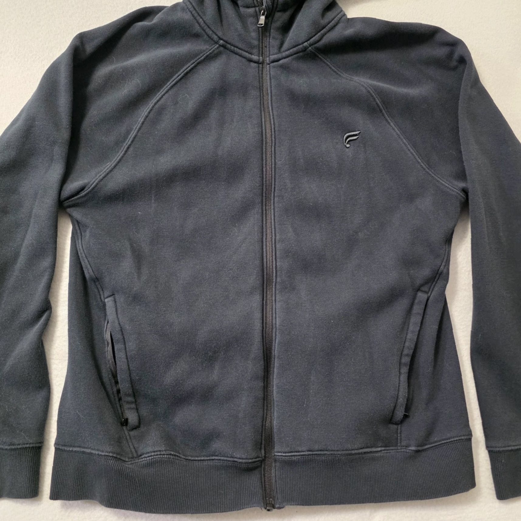 Fabletics Fabletics Athletic Hoodie Mens Large Black Full Zip Workout Gym Jacket Jacket Mens L Black Athletic Hoodie Size US L / EU 52-54 / 3 - 5 Thumbnail