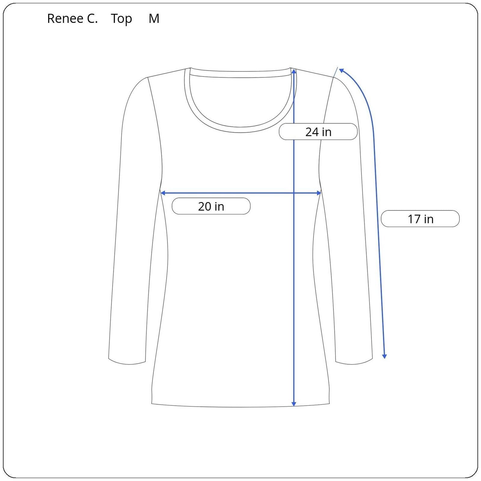 Other Renee C. 3/4 Sleeve Top Women's Size Medium Size M / US 6-8 / IT 42-44 - 5 Thumbnail
