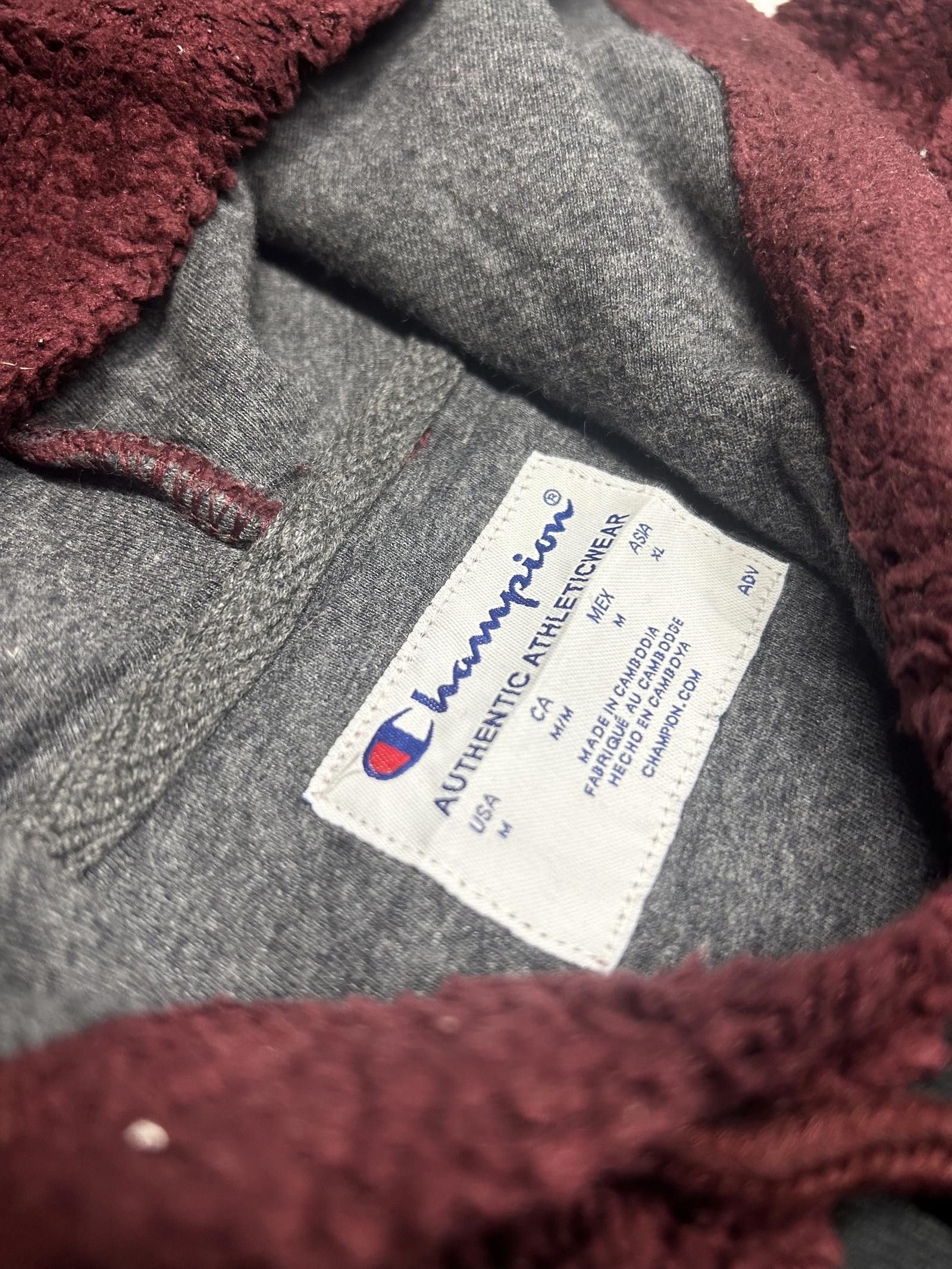 Champion Champion Burgundy Pullover Hoodie Size US M / EU 48-50 / 2 - 6 Thumbnail