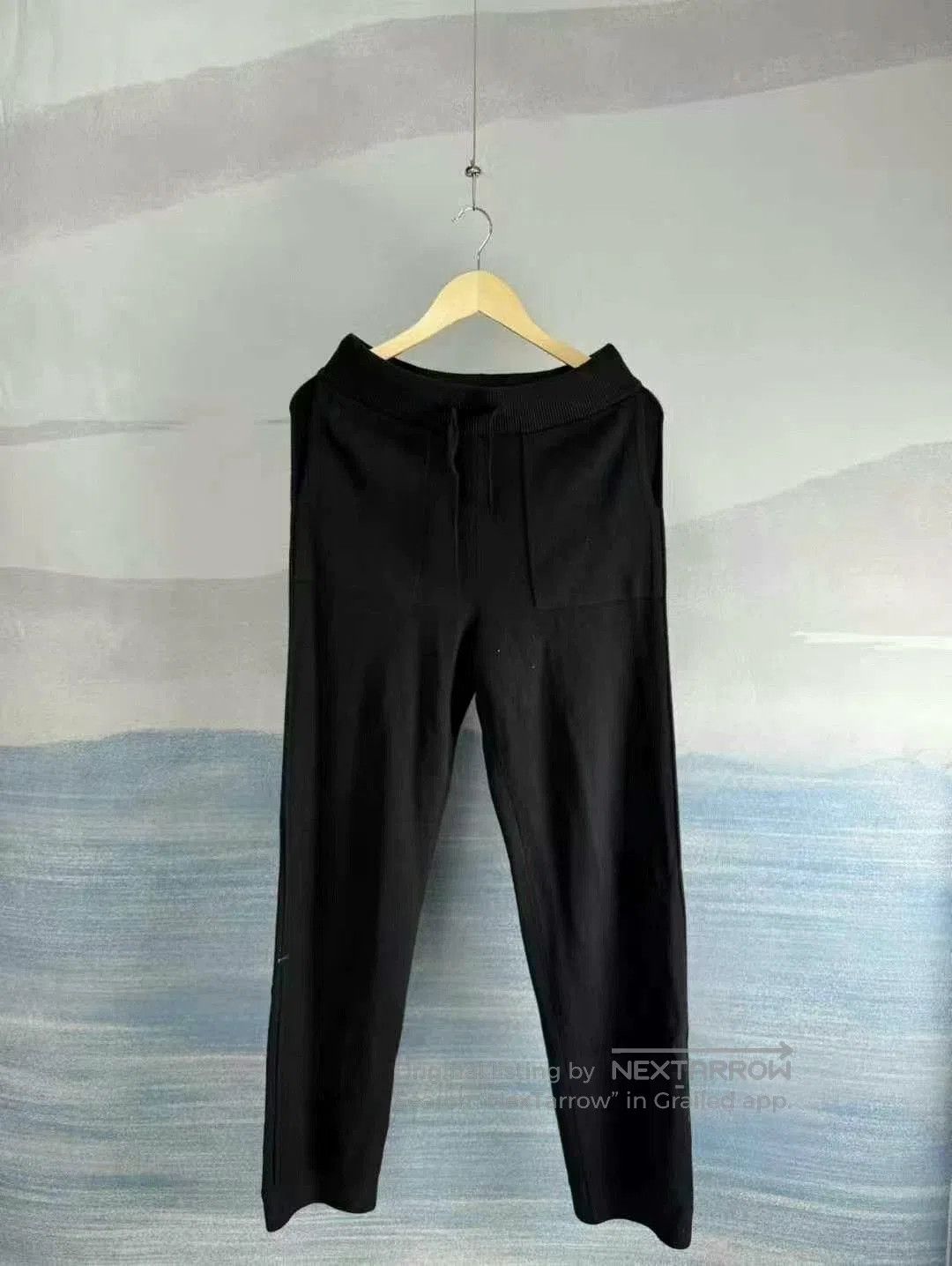 Louis Vuitton louis vuitton black cashmere pants size small. Size 23" - 1 Thumbnail