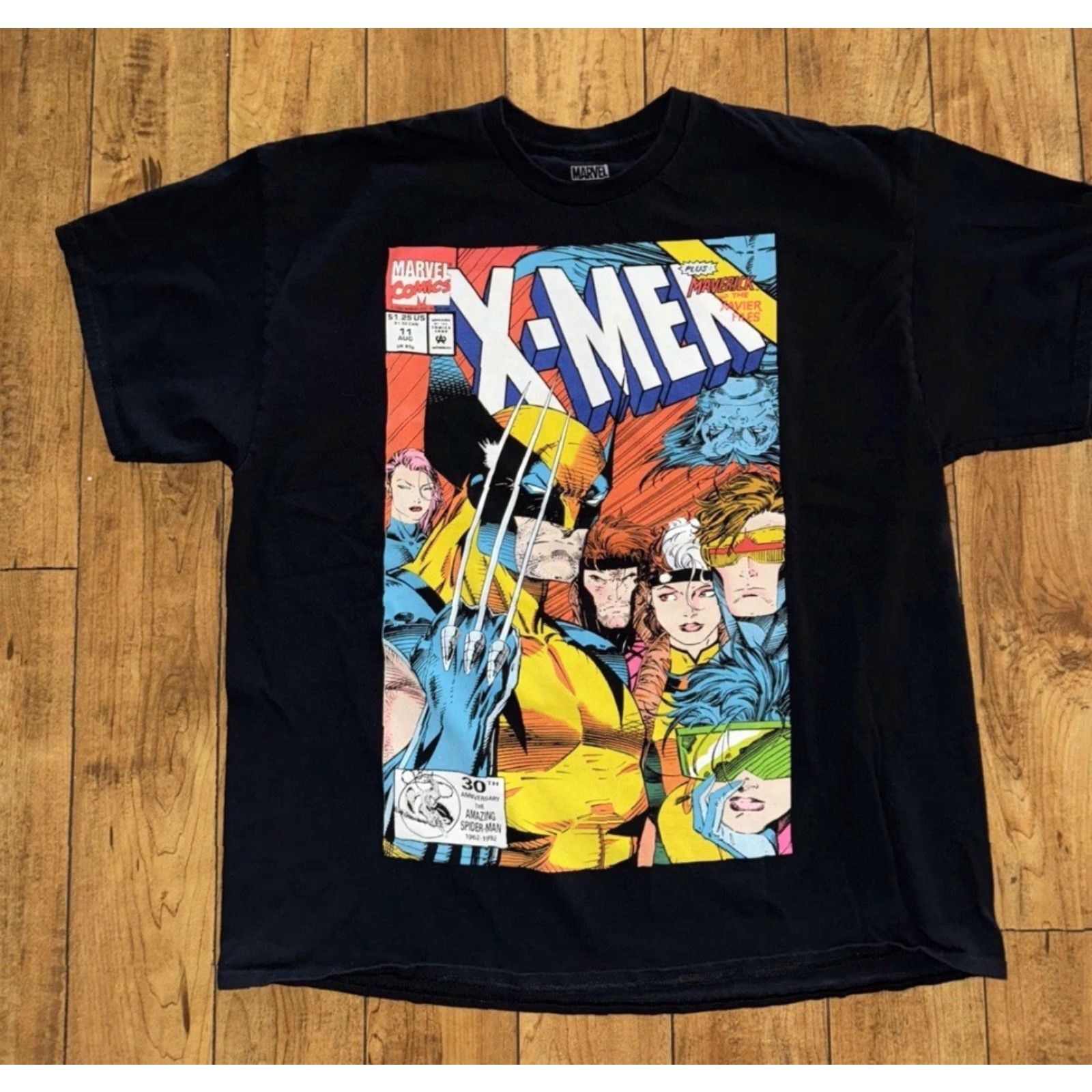 Vintage Marvel X-Men 97 T-Shirt Mens 2XL Black 24x30 Size US XXL / EU 58 / 5 - 2 Thumbnail