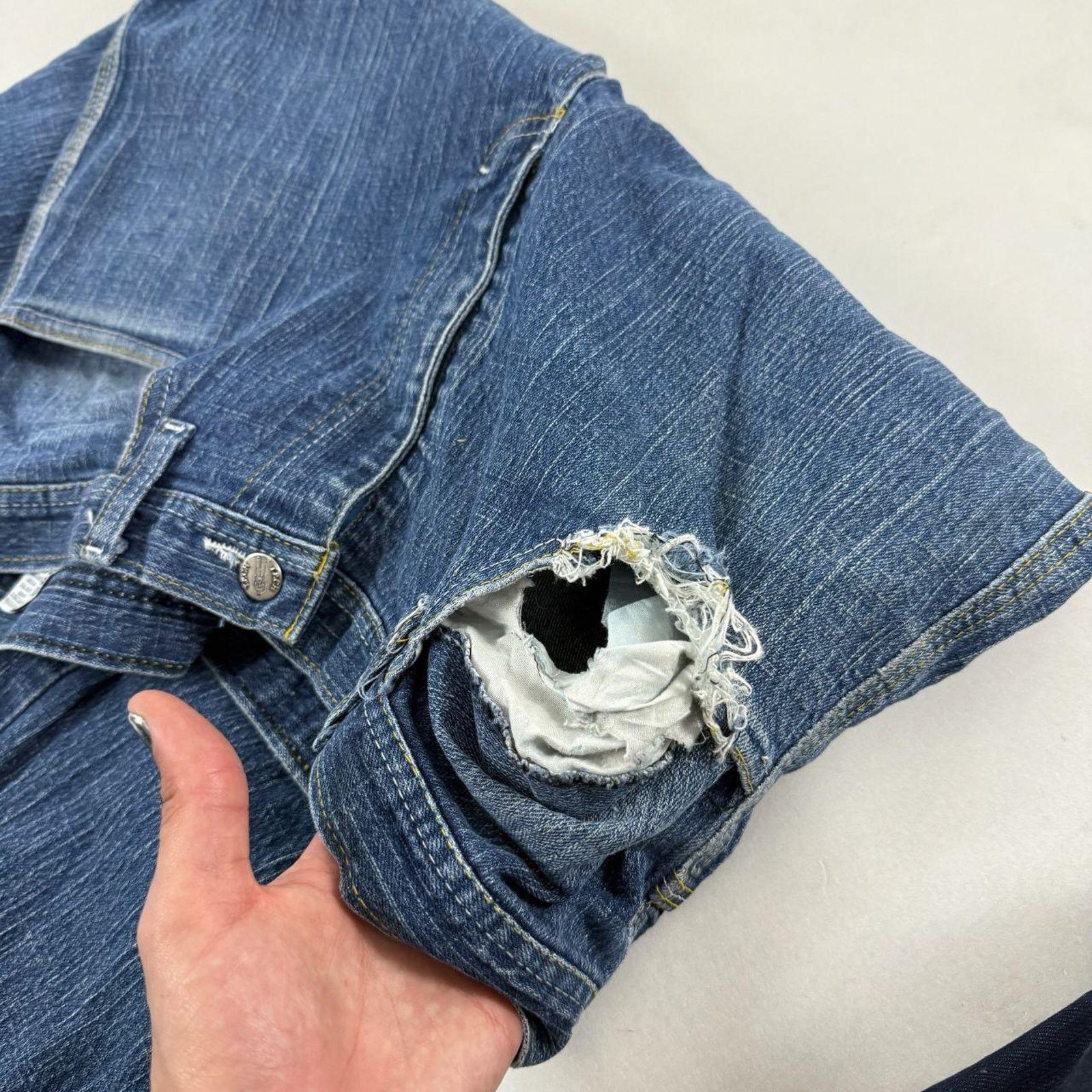 Japanese Brand × Le Grande Bleu (L.G.B.) × Vintage Vintage y2k grunge archive baggy skater faded stonewash jean Size US 34 / EU 50 - 7 Thumbnail