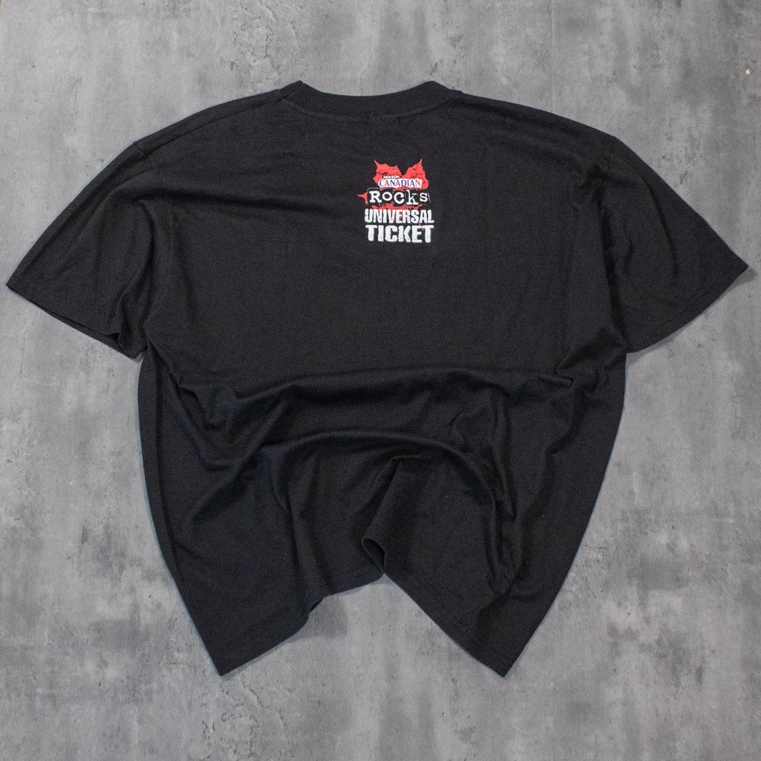 Band Tees Vintage 1990's Hanes Molson Canadian Rock Universal T-Shirt Size US XL / EU 56 / 4 - 6 Thumbnail