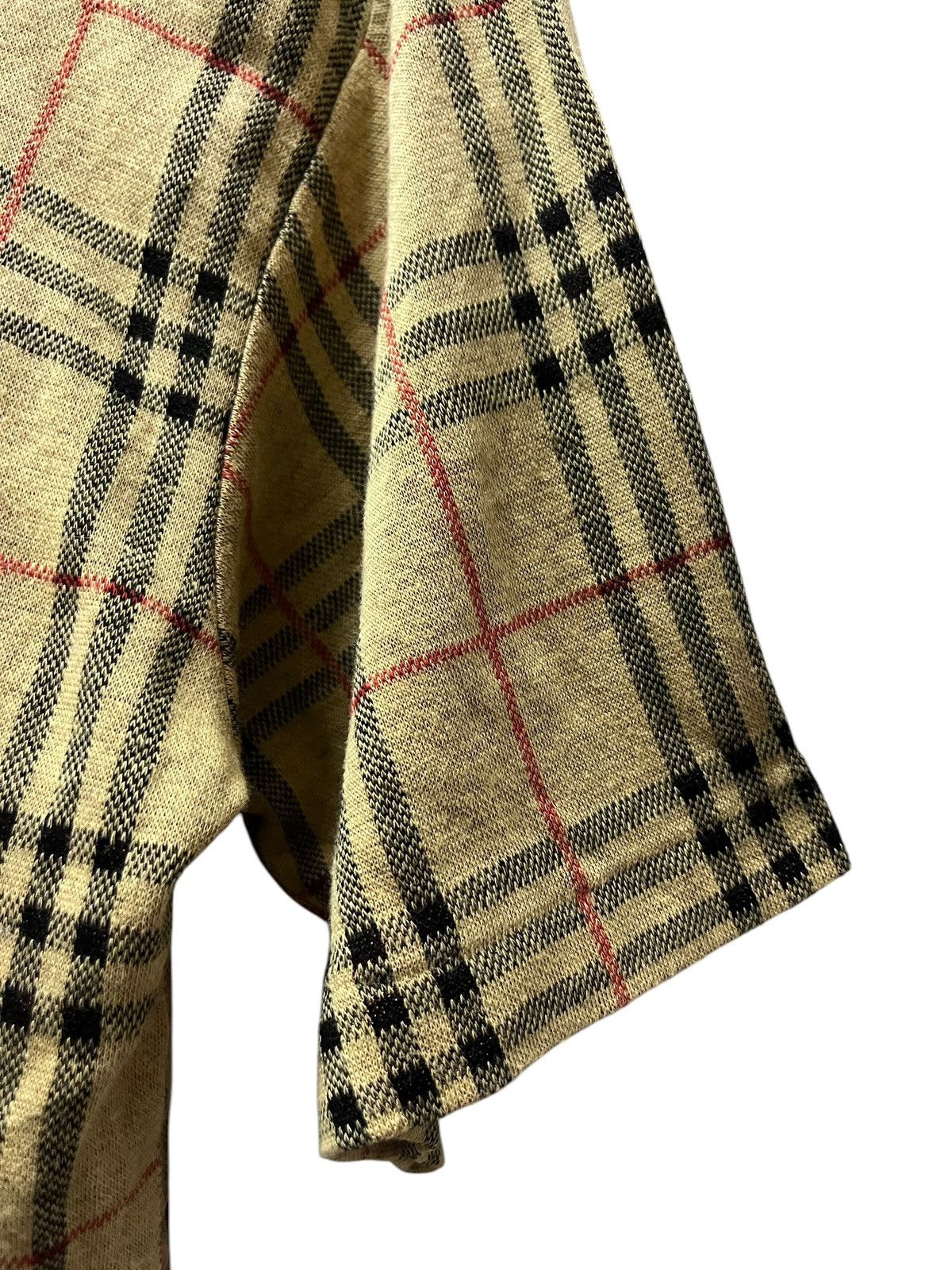 Burberry × Designer × Vintage Vintage BURBERRYS NOVA CHECK Polo Shirt Size US L / EU 52-54 / 3 - 3 Thumbnail