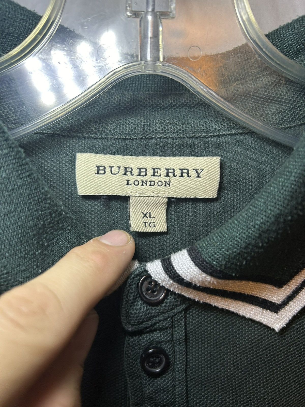 Burberry Vintage Burberry London classic polo t-shirt Size US XL / EU 56 / 4 - 3 Thumbnail