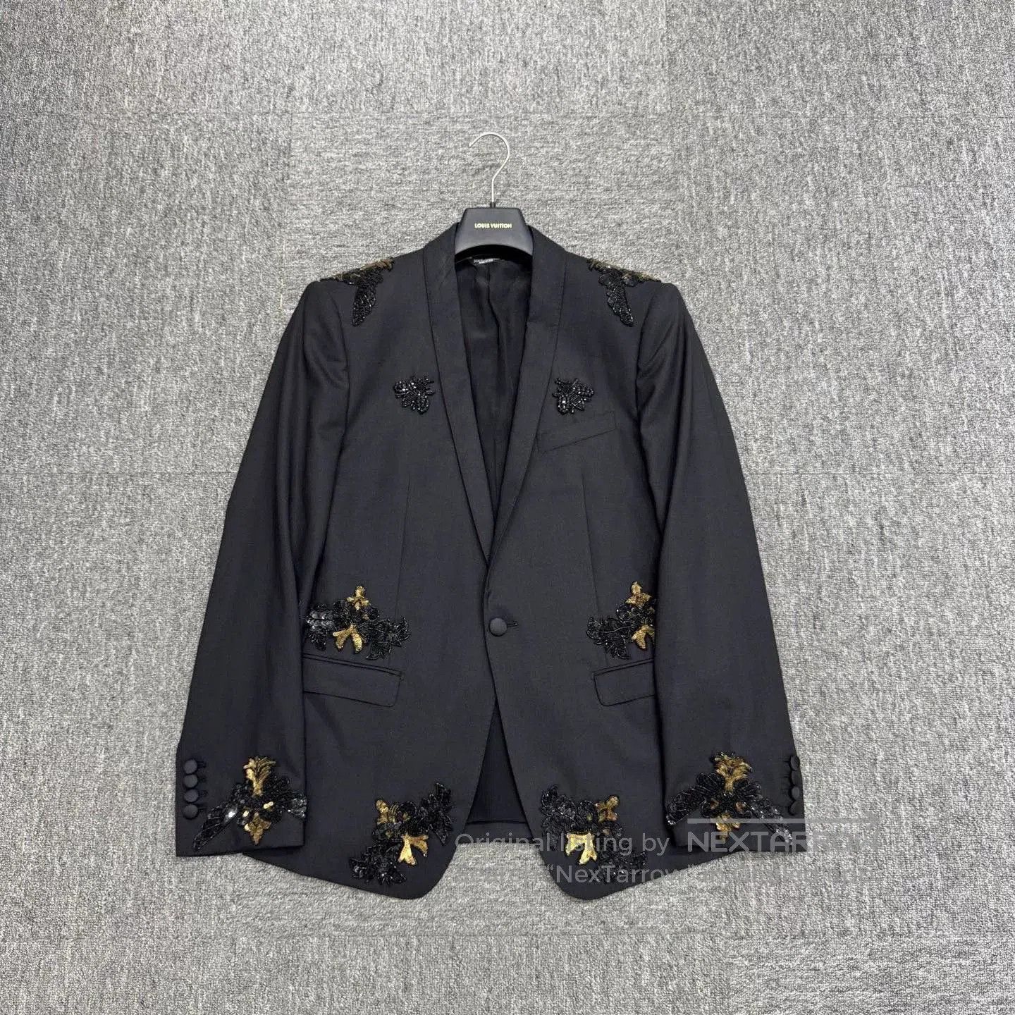 Other custom sequined wool suit jacket. Size US L / EU 52-54 / 3 - 1 Thumbnail