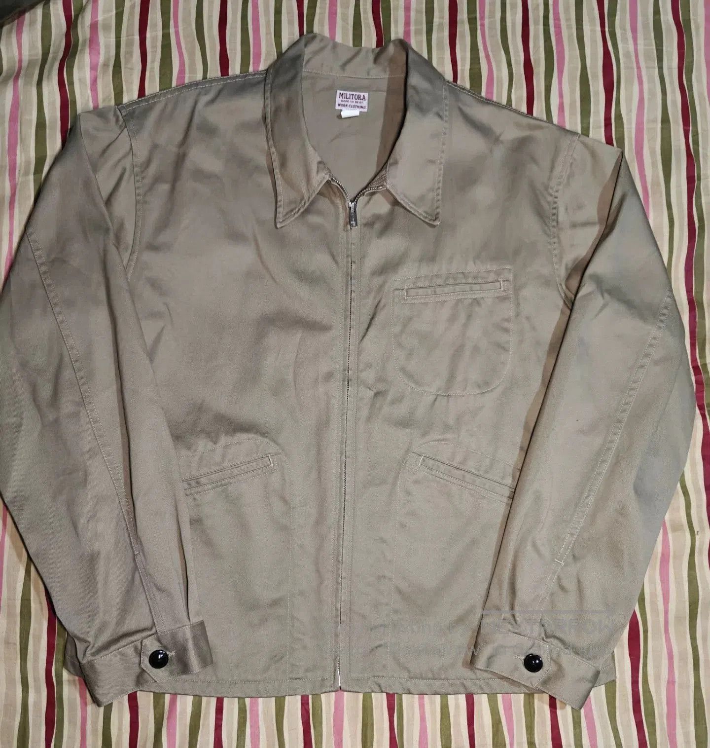 MIL-TEC Militora318 Khaki Utility Casual Short Jacket. Size US S / EU 44-46 / 1 - 4 Thumbnail