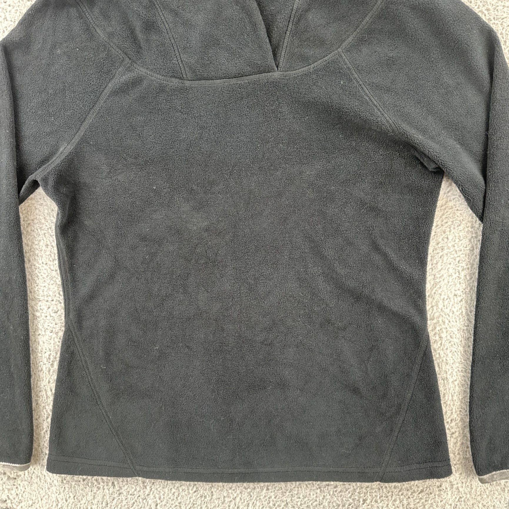 Prana VINTAGE PrAna Women’s Size XL Black Pullover Fleece Lightweight Packable Layer Hiking Size XL / US 12-14 / IT 48-50 - 4 Thumbnail