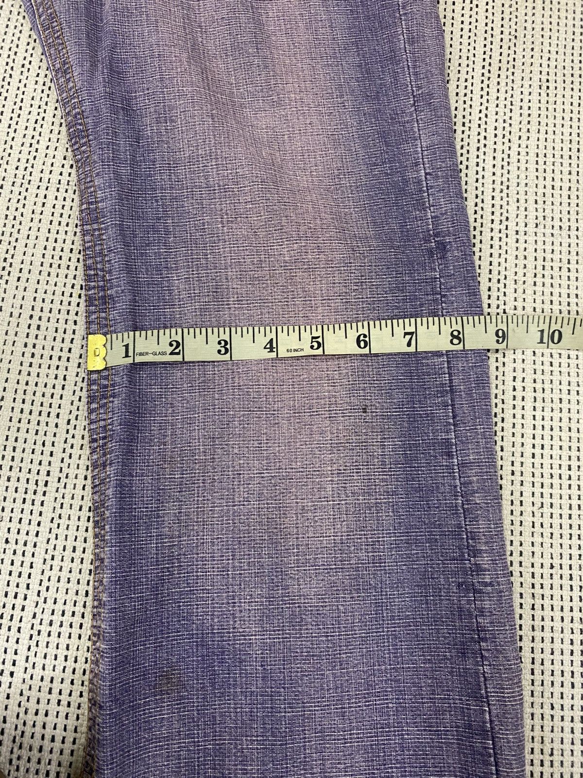 If Six Was Nine Back Number Vintage Wash Bootcut Denim Jeans Distressed Fade Size US 33 - 14 Thumbnail