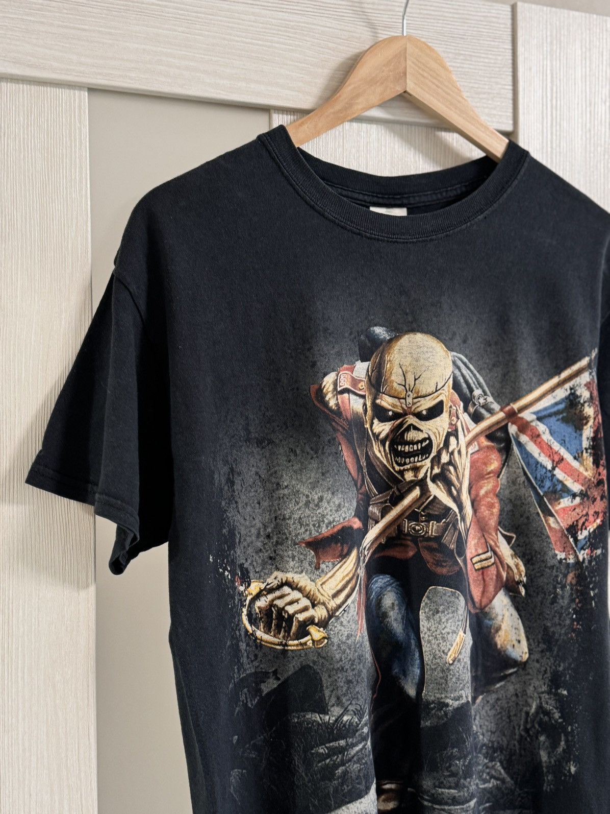 Band Tees × Iron Maiden × Vintage vintage iron maiden shirt front and back graphic Size US L / EU 52-54 / 3 - 4 Thumbnail