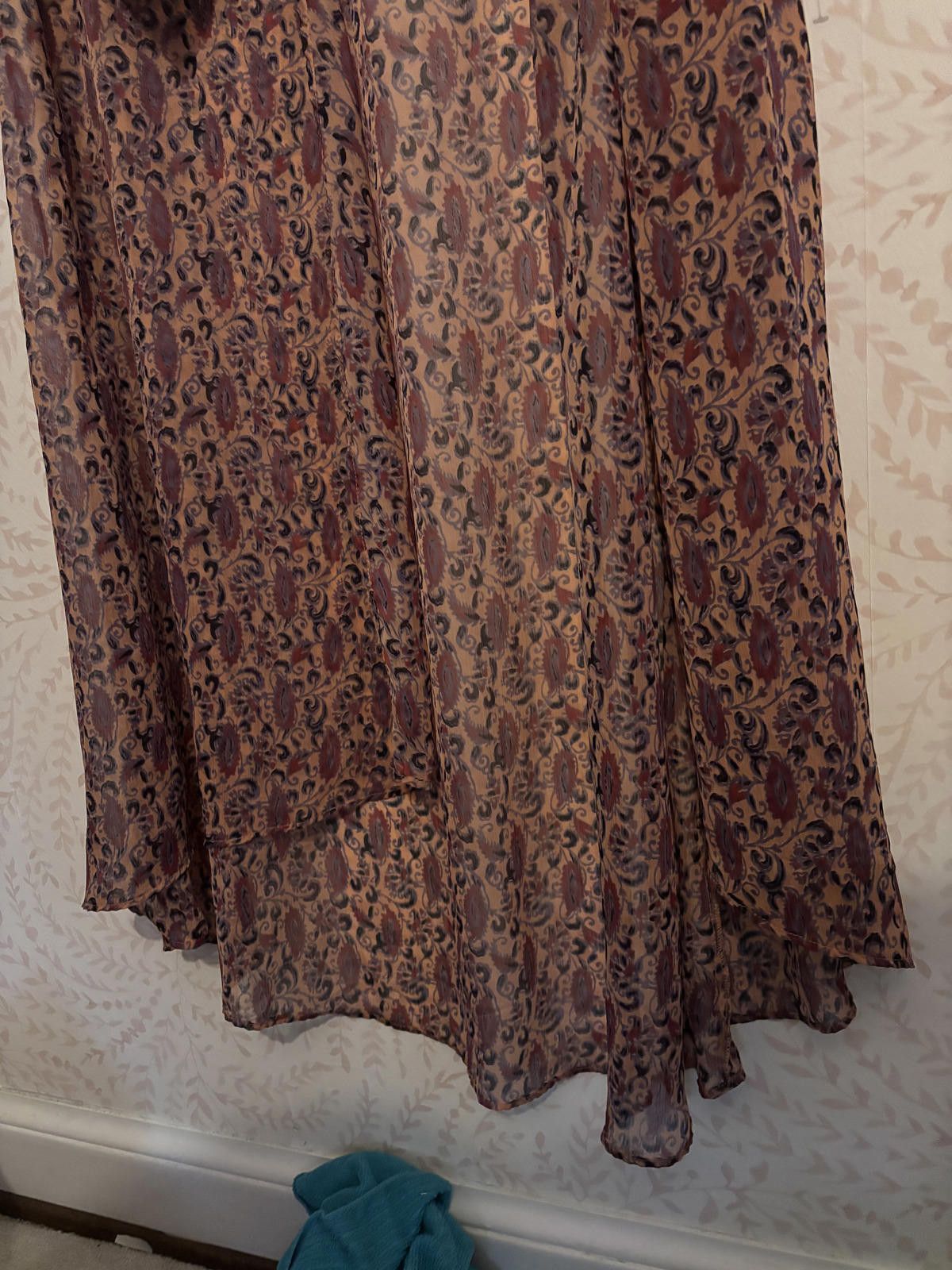 Other Band of Gypsies Sheer Printed Kimono Robe OSFM Size ONE SIZE - 4 Thumbnail