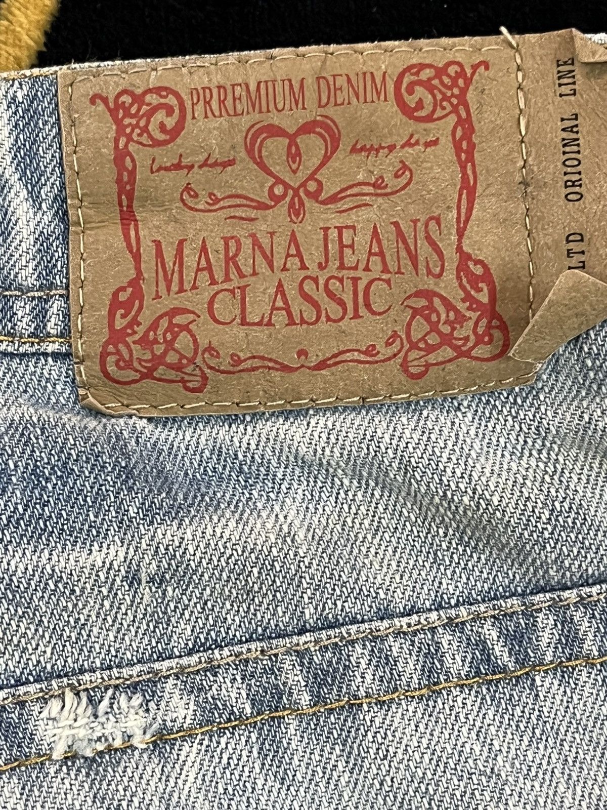 Other Vintage Marna Jeans Ripped Distressed Denim Size US 33 - 11 Thumbnail