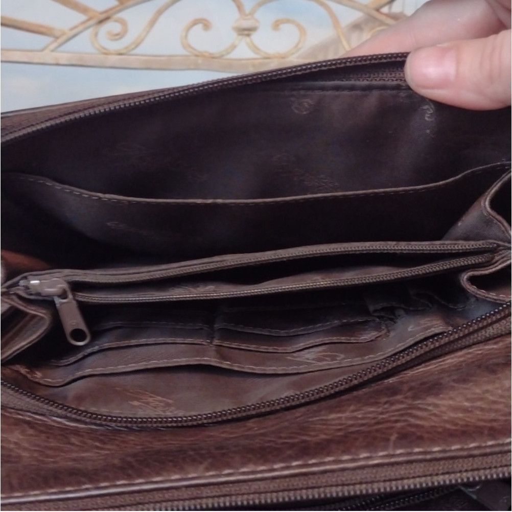Fossil Fossil 1954 vintage brown leather handbag Size ONE SIZE - 9 Thumbnail