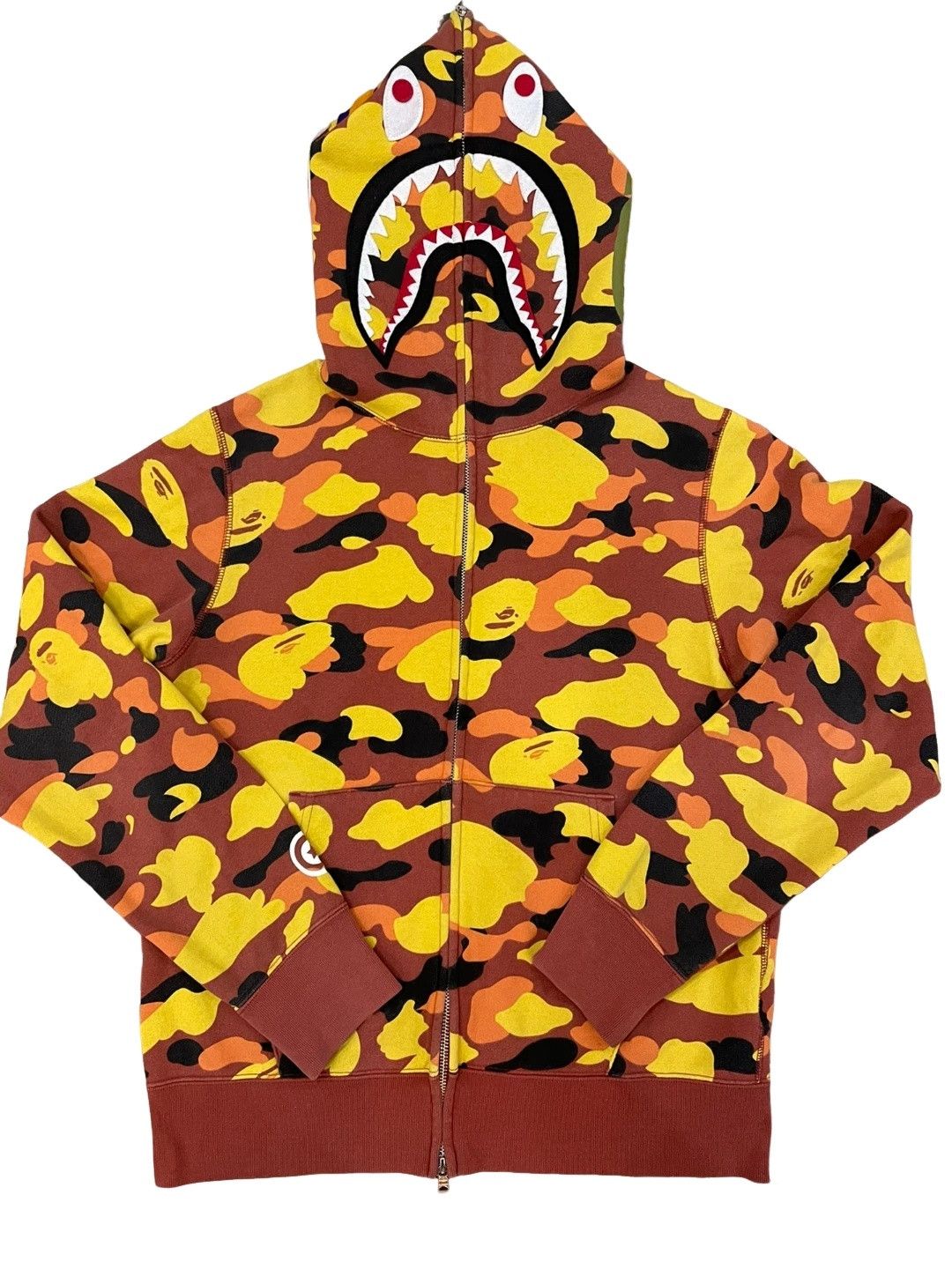 Bape BAPE Multi Camo Shark Tiger Full Zip Hoodie Size M Size US M / EU 48-50 / 2 - 1 Thumbnail
