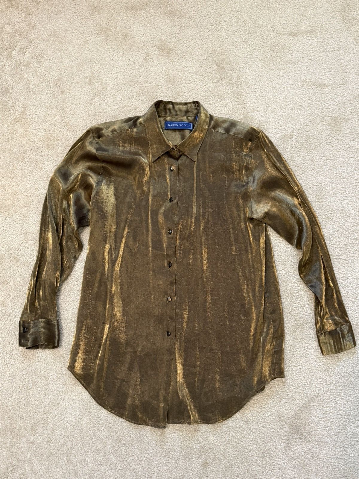 Other Karen Scott Made in Korea Button Up Shirt Size M / US 6-8 / IT 42-44 - 1 Thumbnail